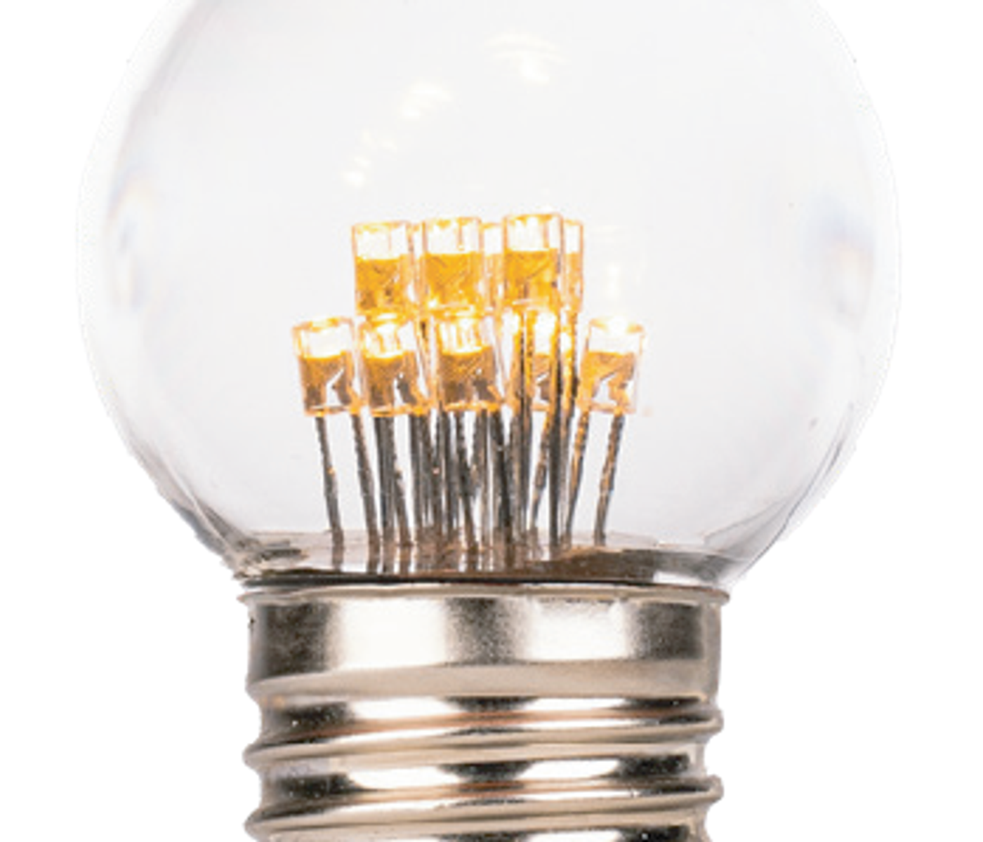 G45 Fancy Round Bulb - Golden Warm White, 12 LED
