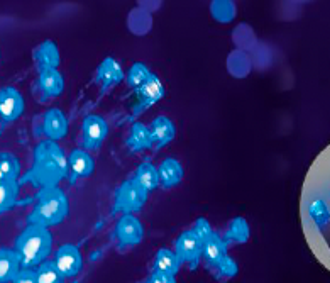 Fairy Light Icicle String - Blue, 100cm/200cm Drops