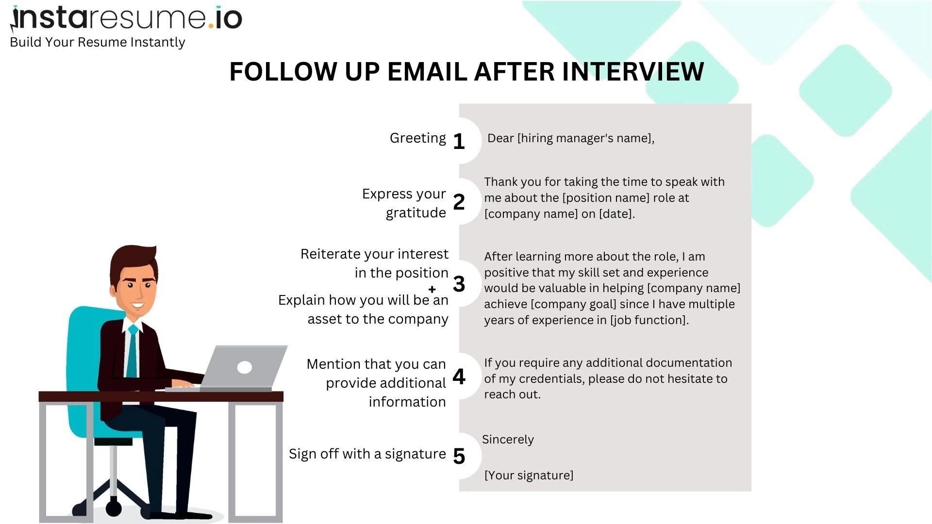 Follow up email after interview