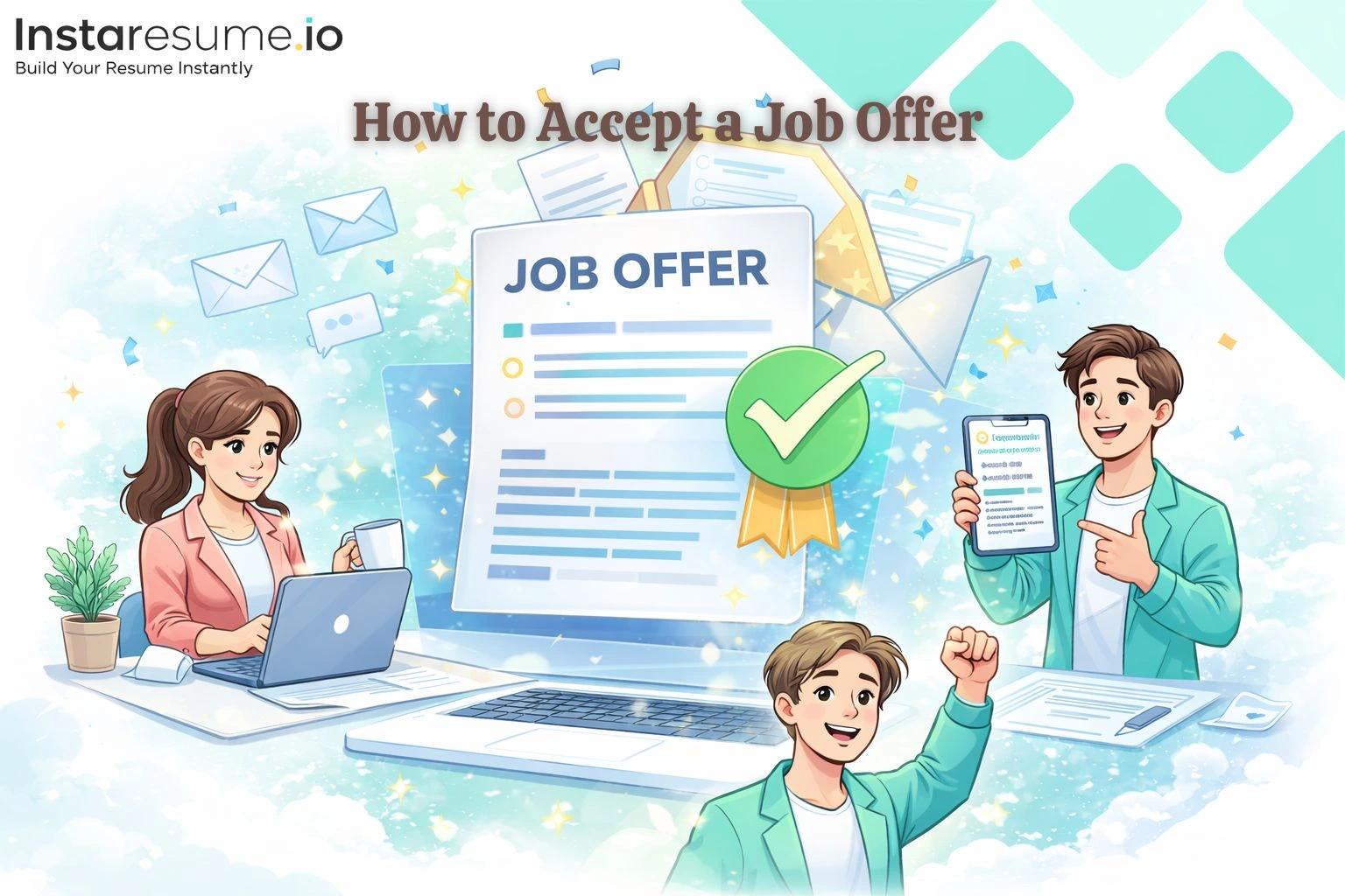 How to Accept a Job Offer (5+ Professional Job Acceptance Email Examples & Templates)