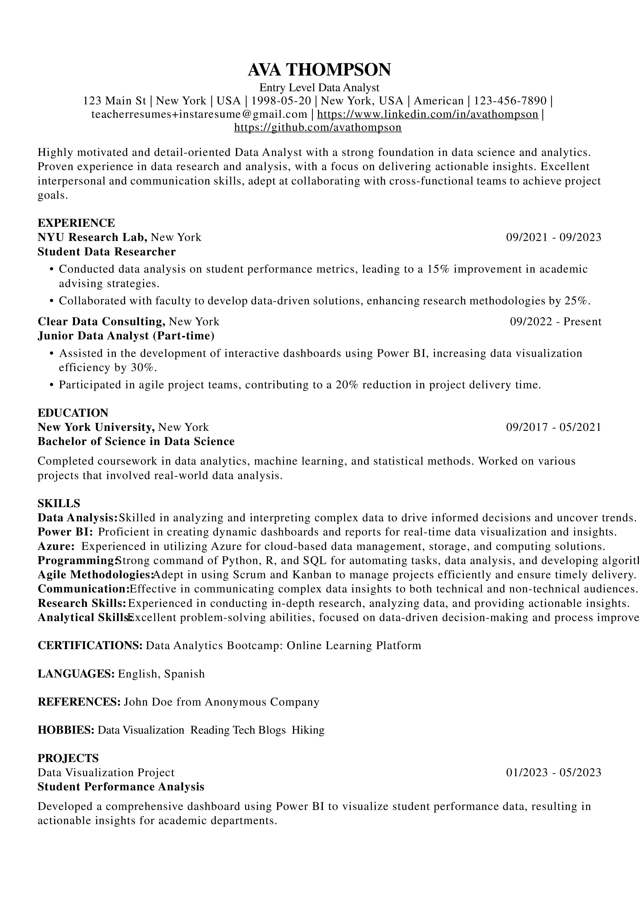 a functional resume template made for college resume