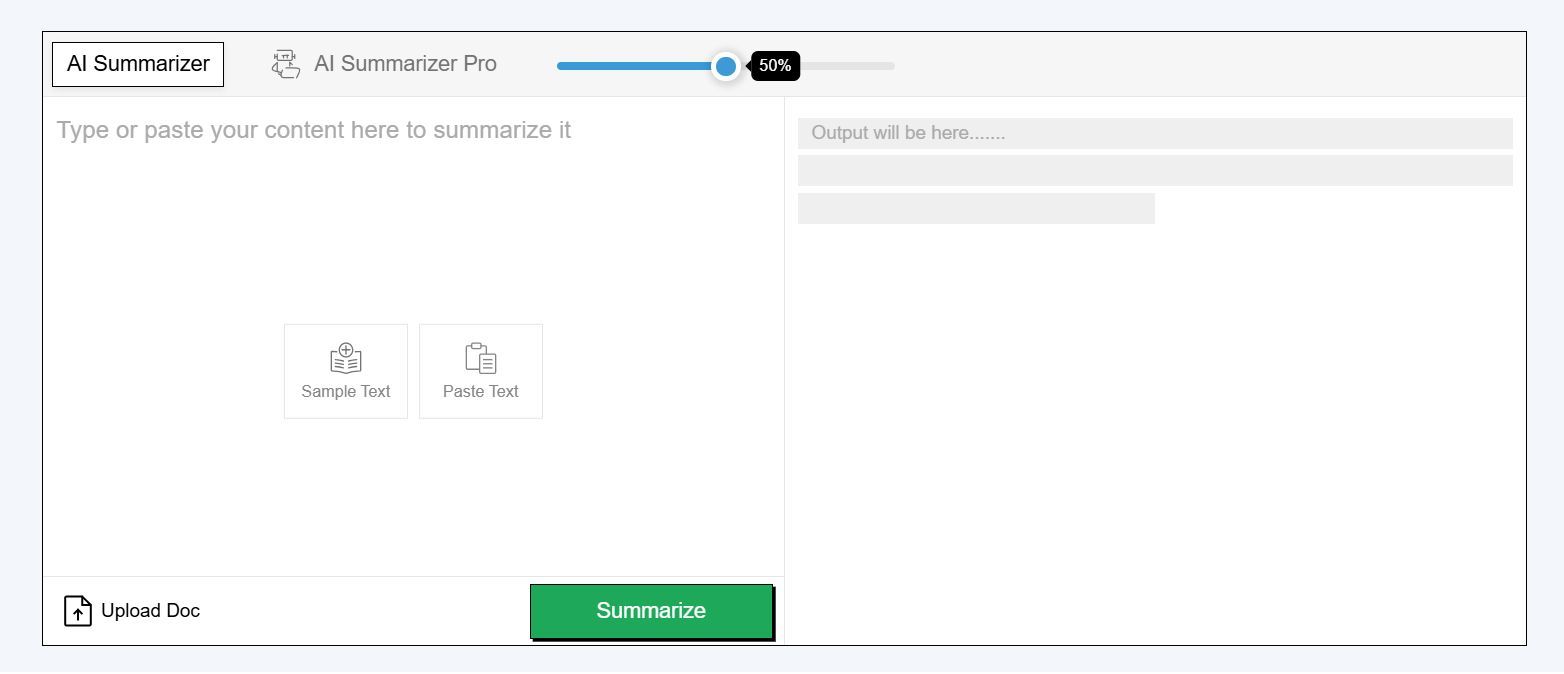Text Summarizer by Editpad