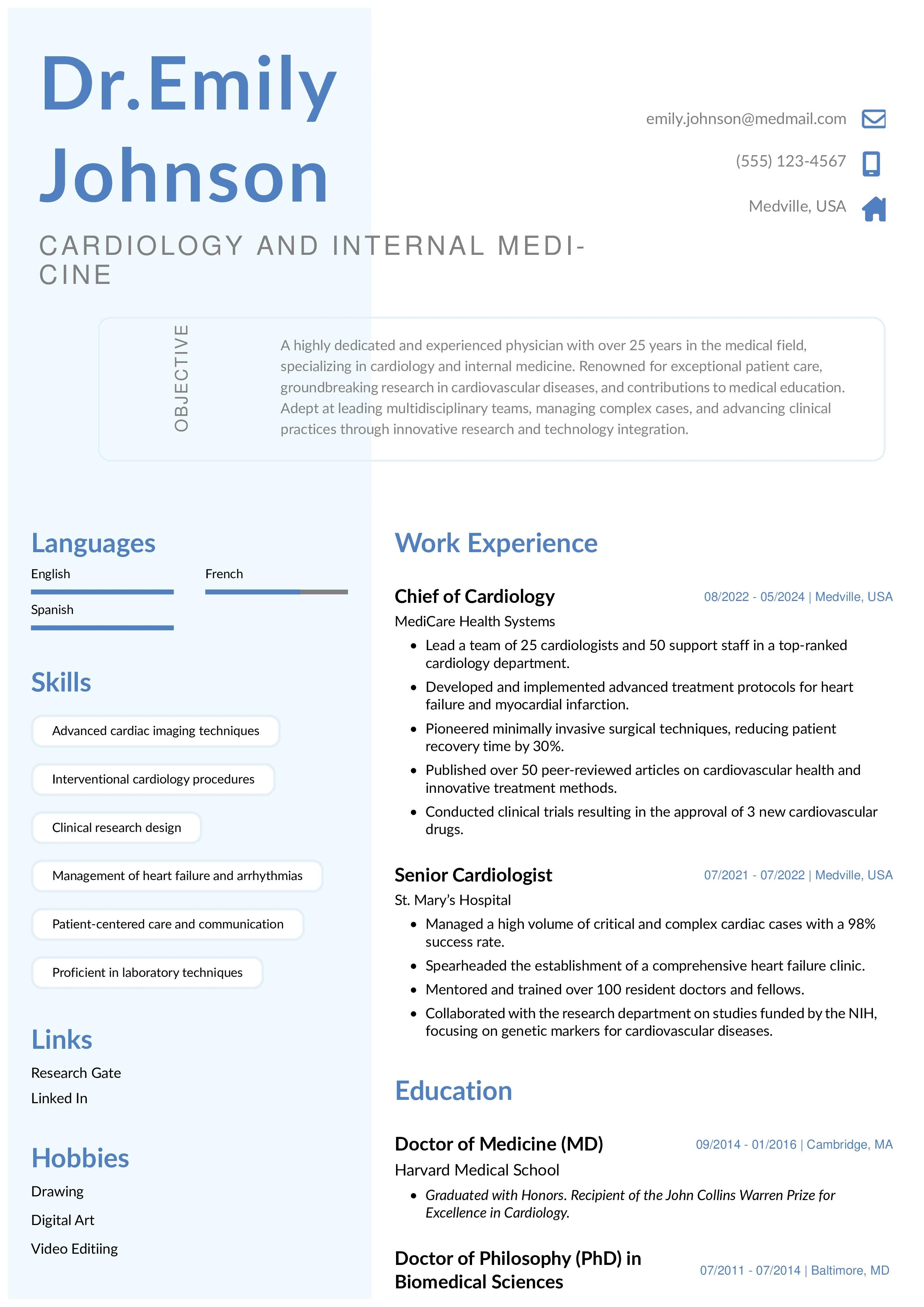 SKY · CREATIVE RESUME TEMPLATE