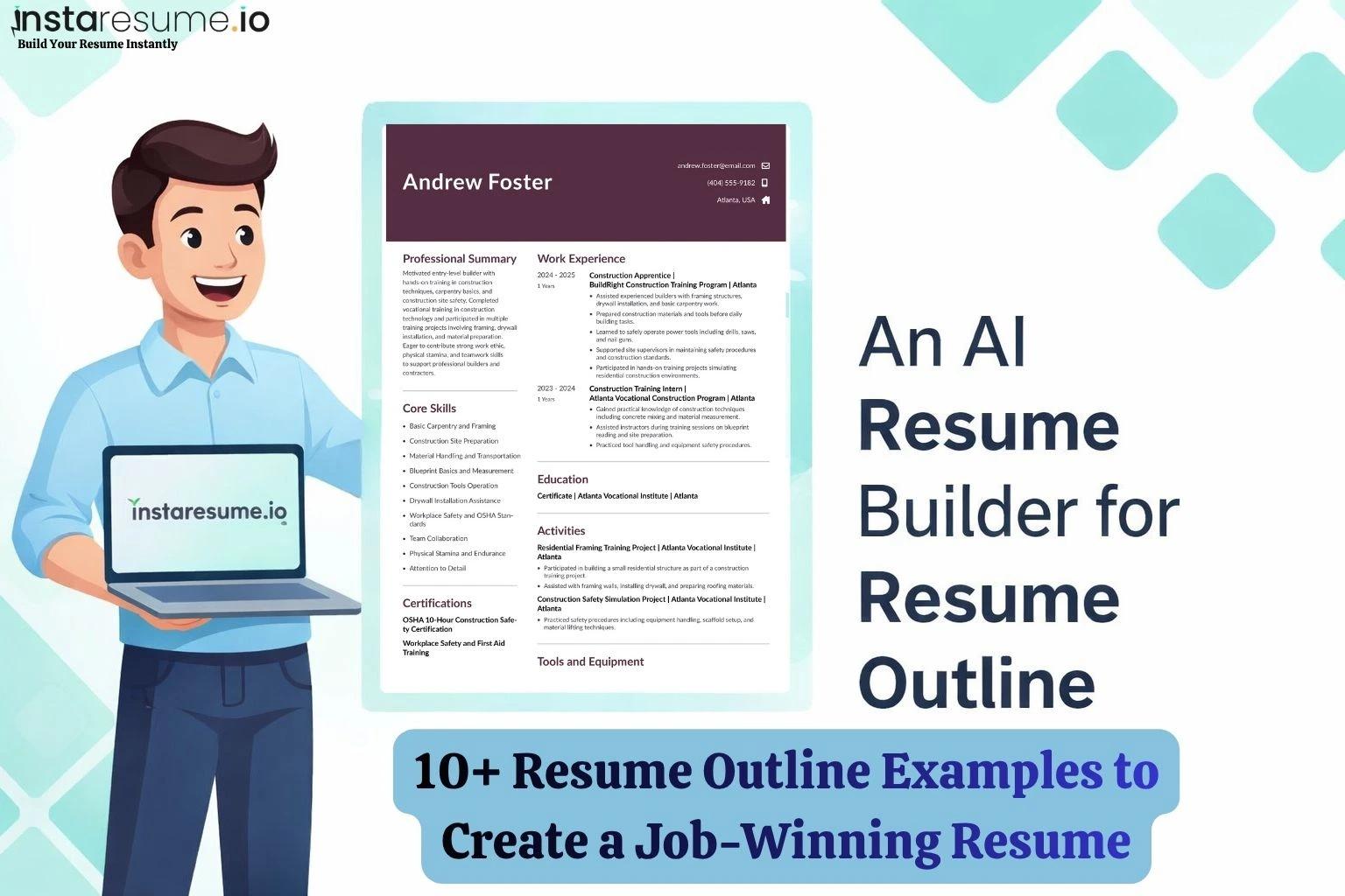 10+ Resume Outline Examples (2026): Complete Guide to Build a Perfect Resume Outline Fast