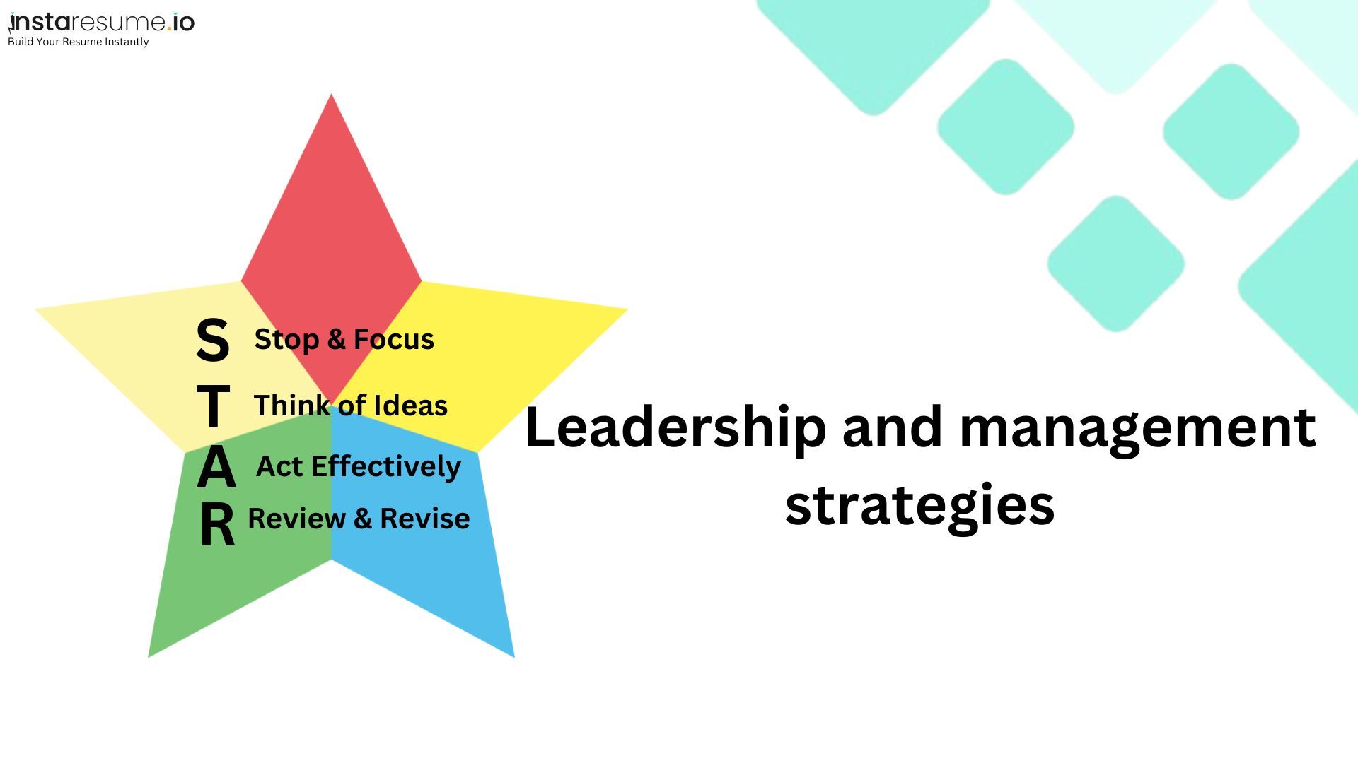 STAR interview questions for leadership and management roles