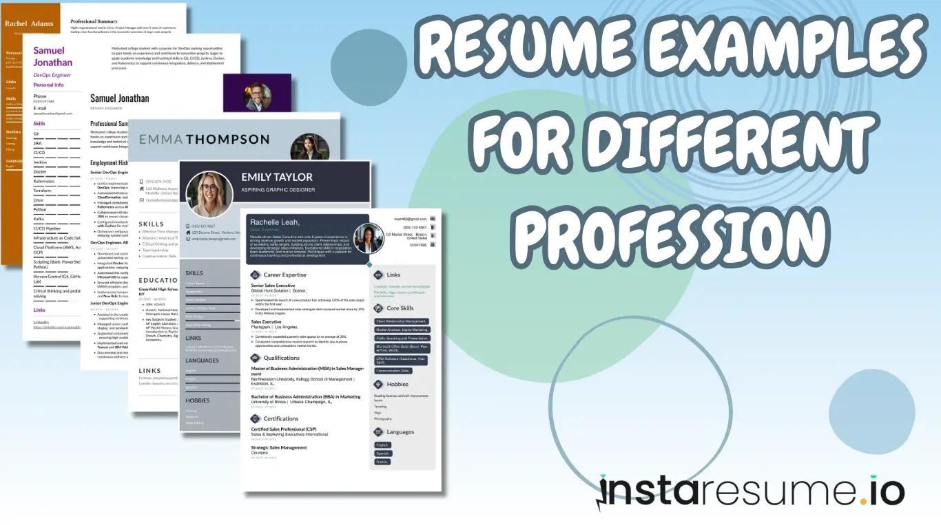 100+ Free Resume examples by Job & Experience
