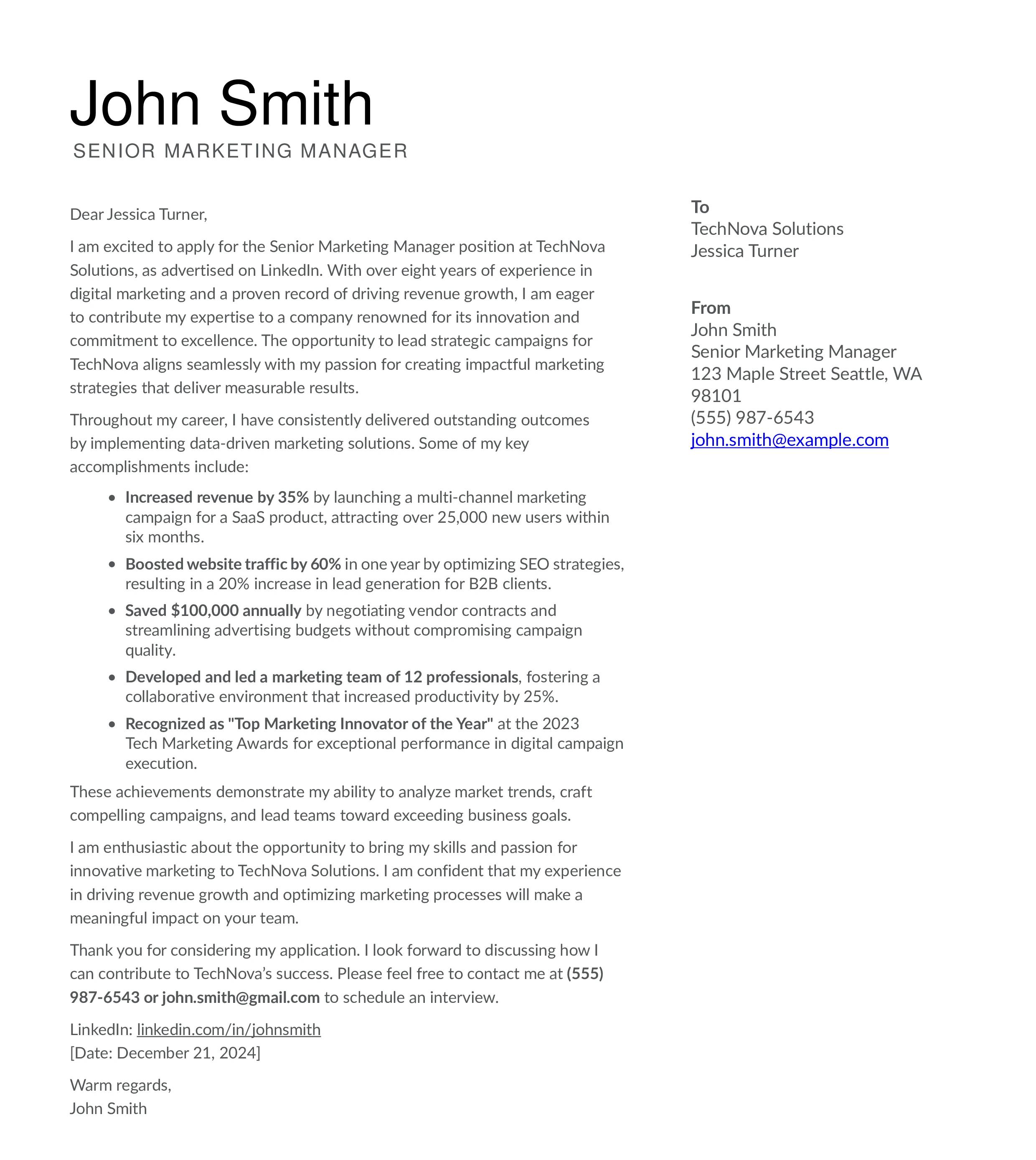 a perfect cover letter example made from instaresume.iorfect cover letter example made from instaresume.io