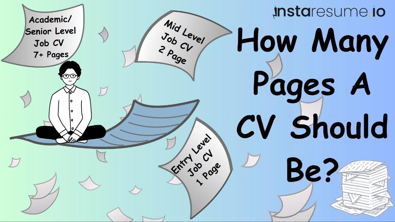 How many pages a CV should be?