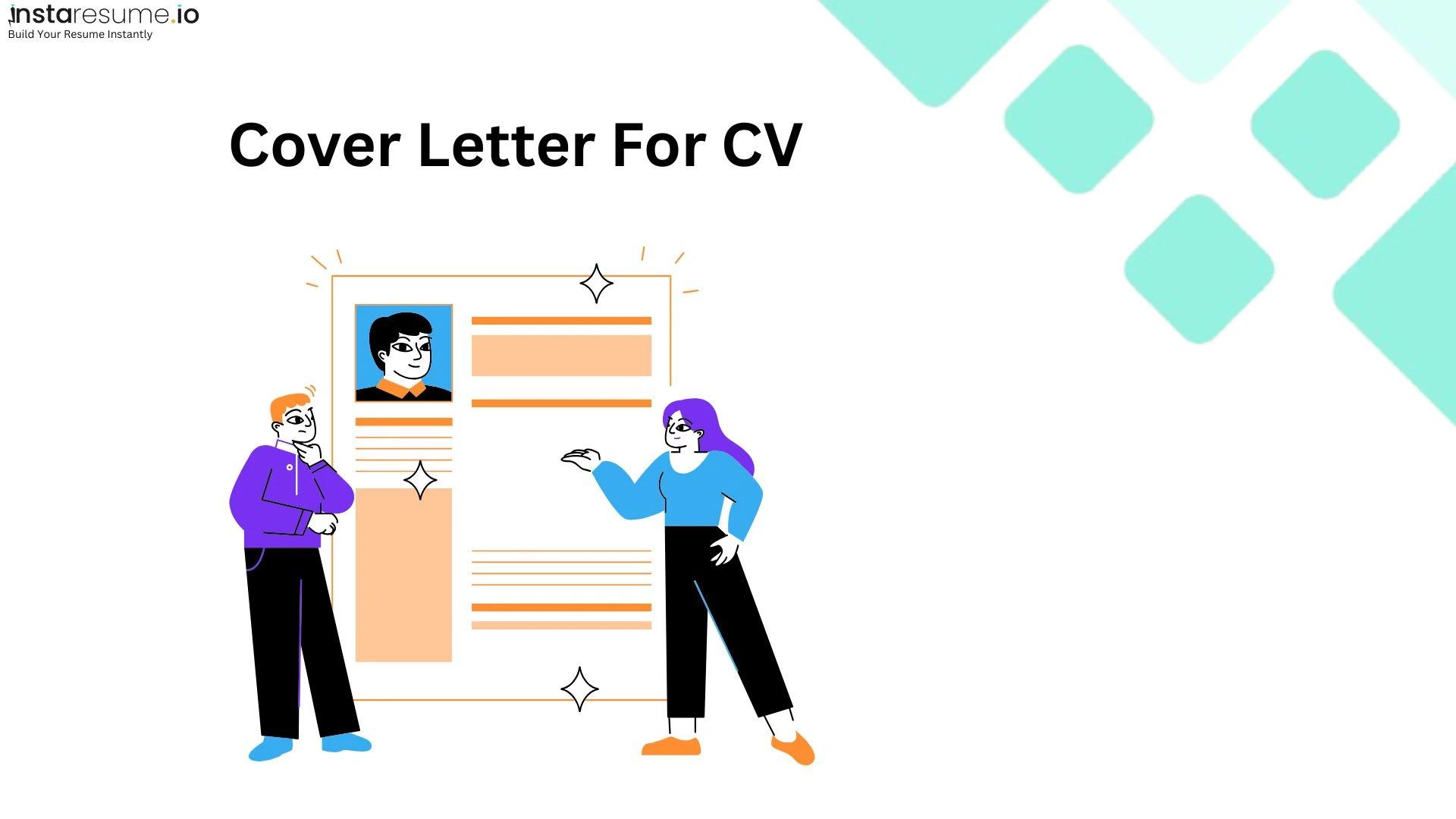 Cover letter for CV