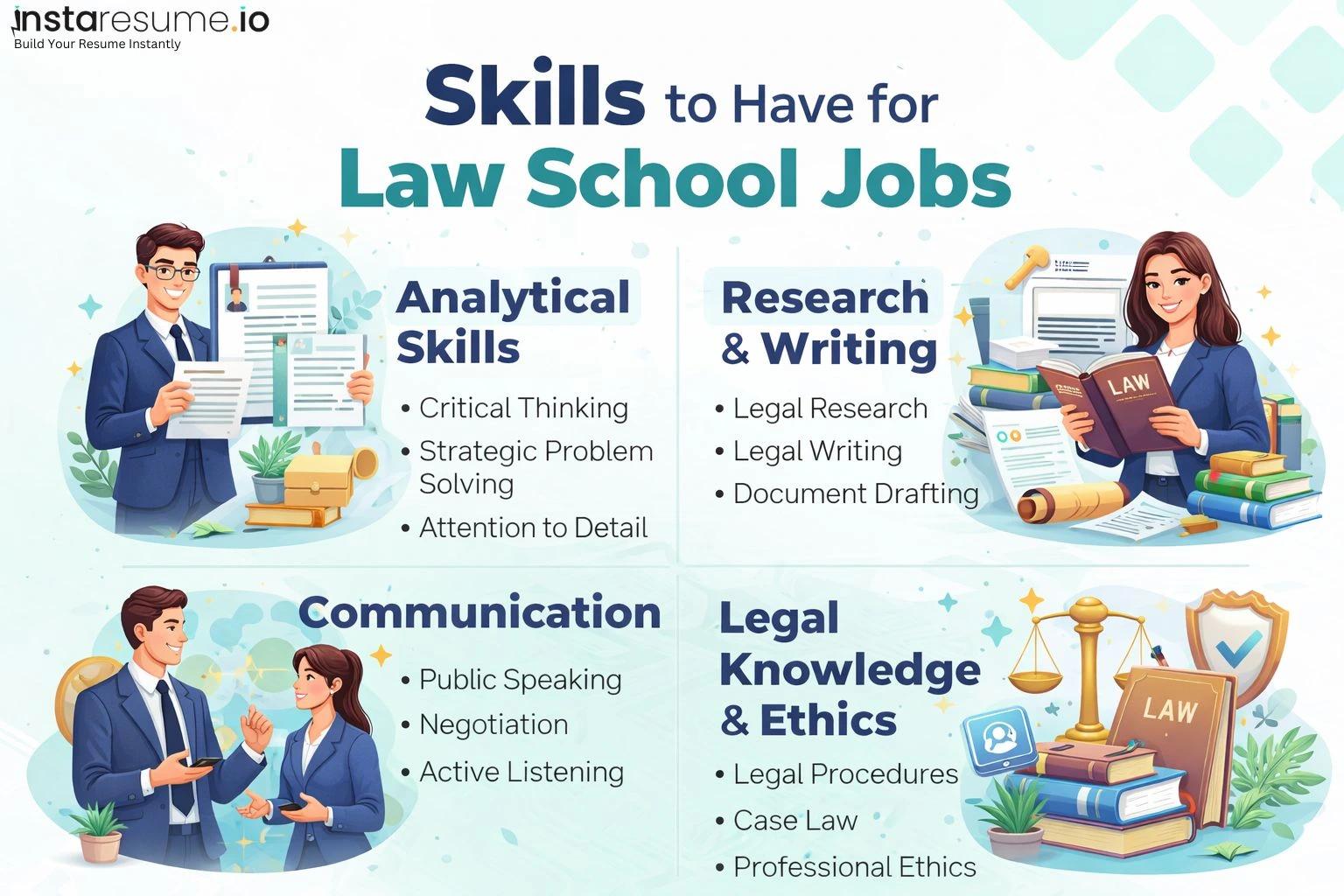 Skills to have for law school jobs resume