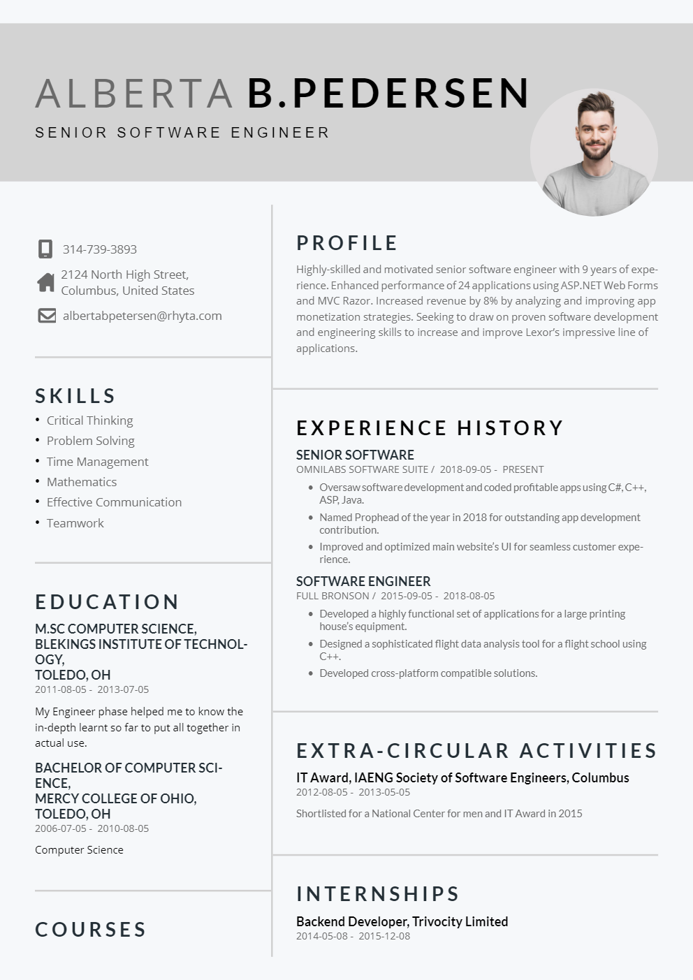 Creative Resume Template