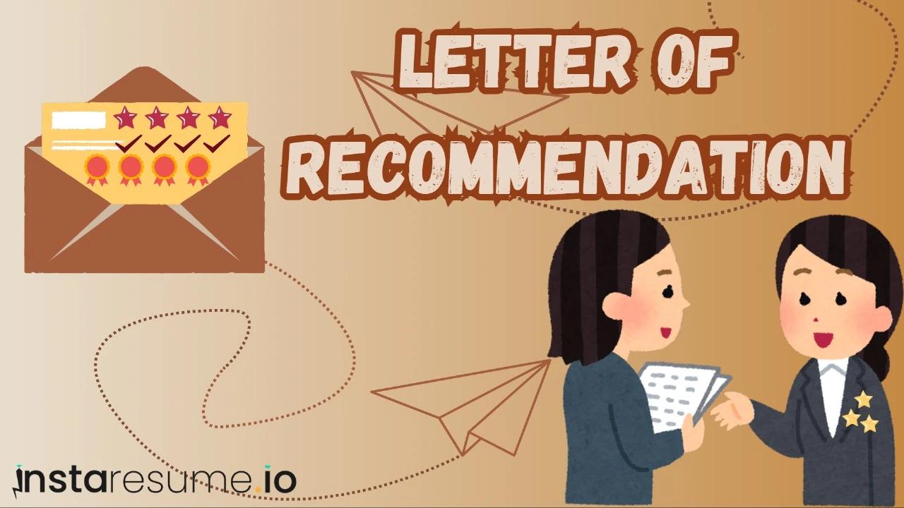 Letter of Recommendation Examples