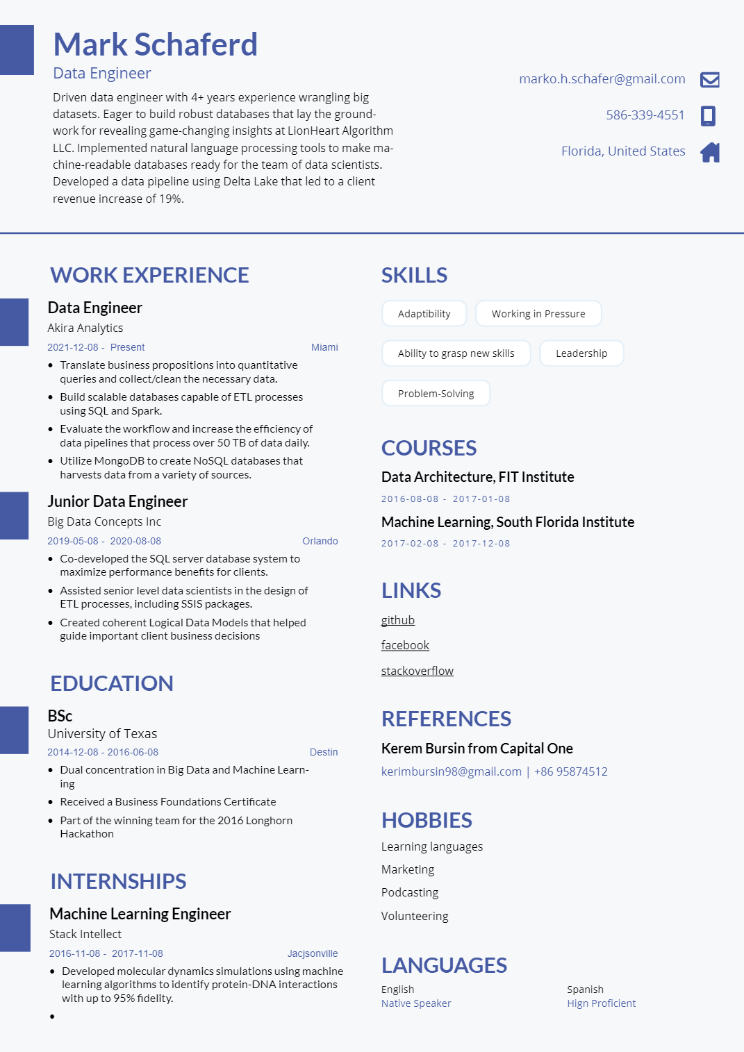 Functional Resume Template