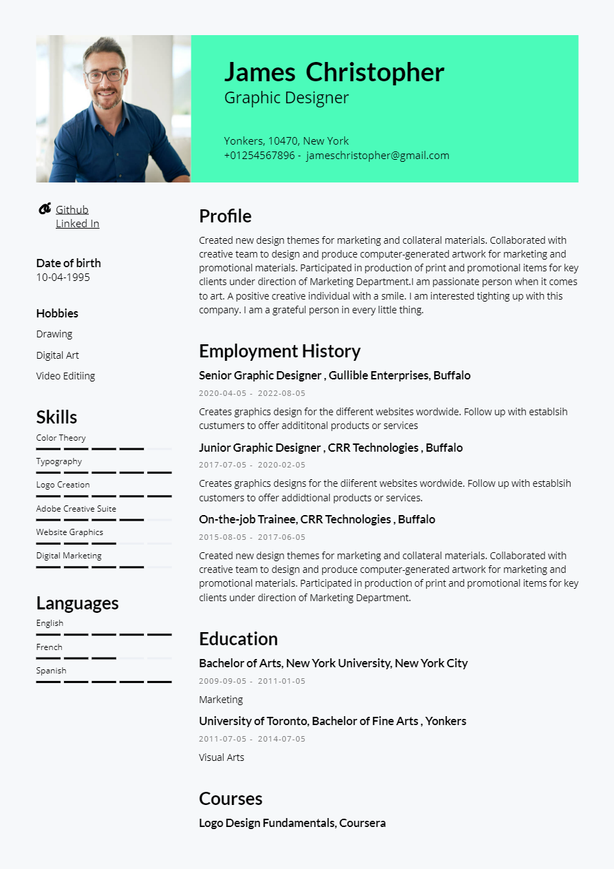 Creative CV Template