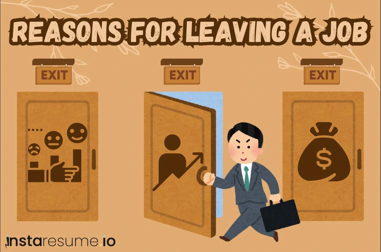 10 reasons for leaving a job : With examples explained