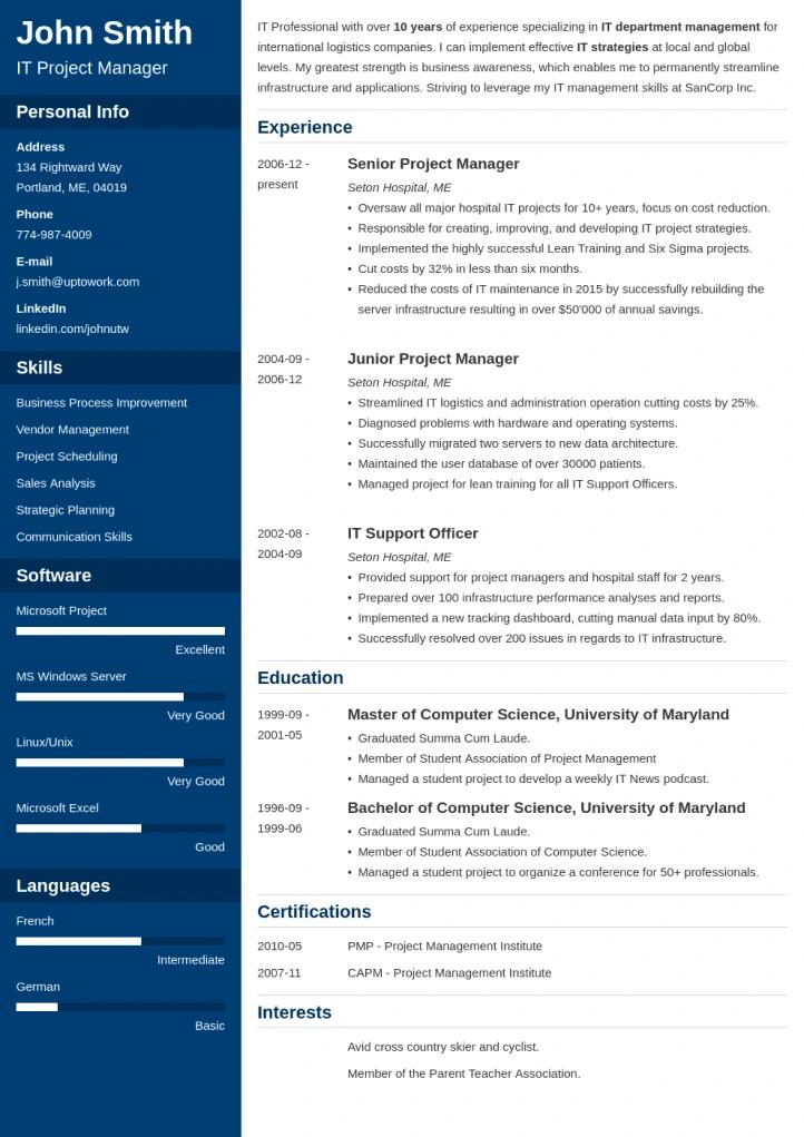 zety resume template