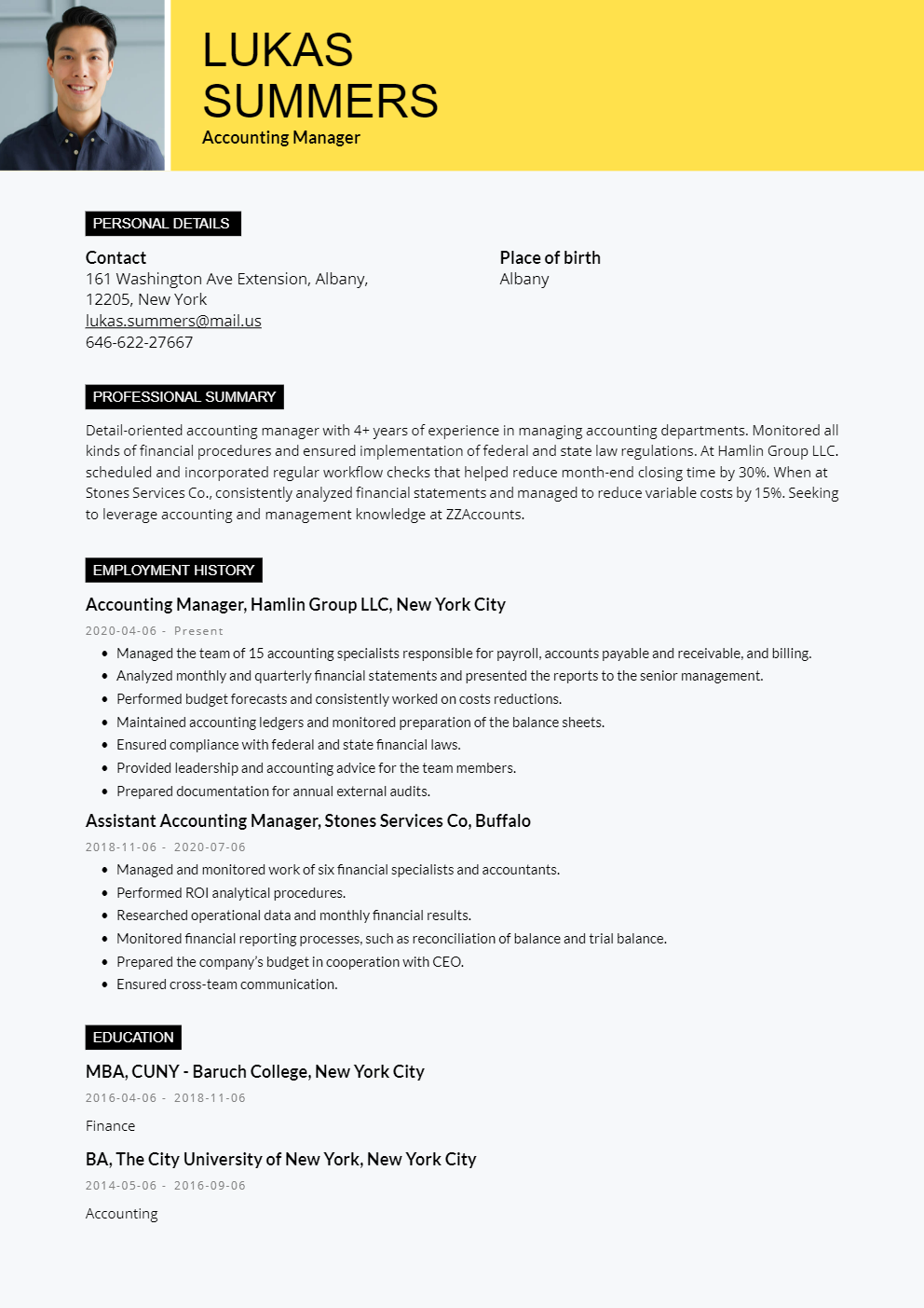 Modern CV Template