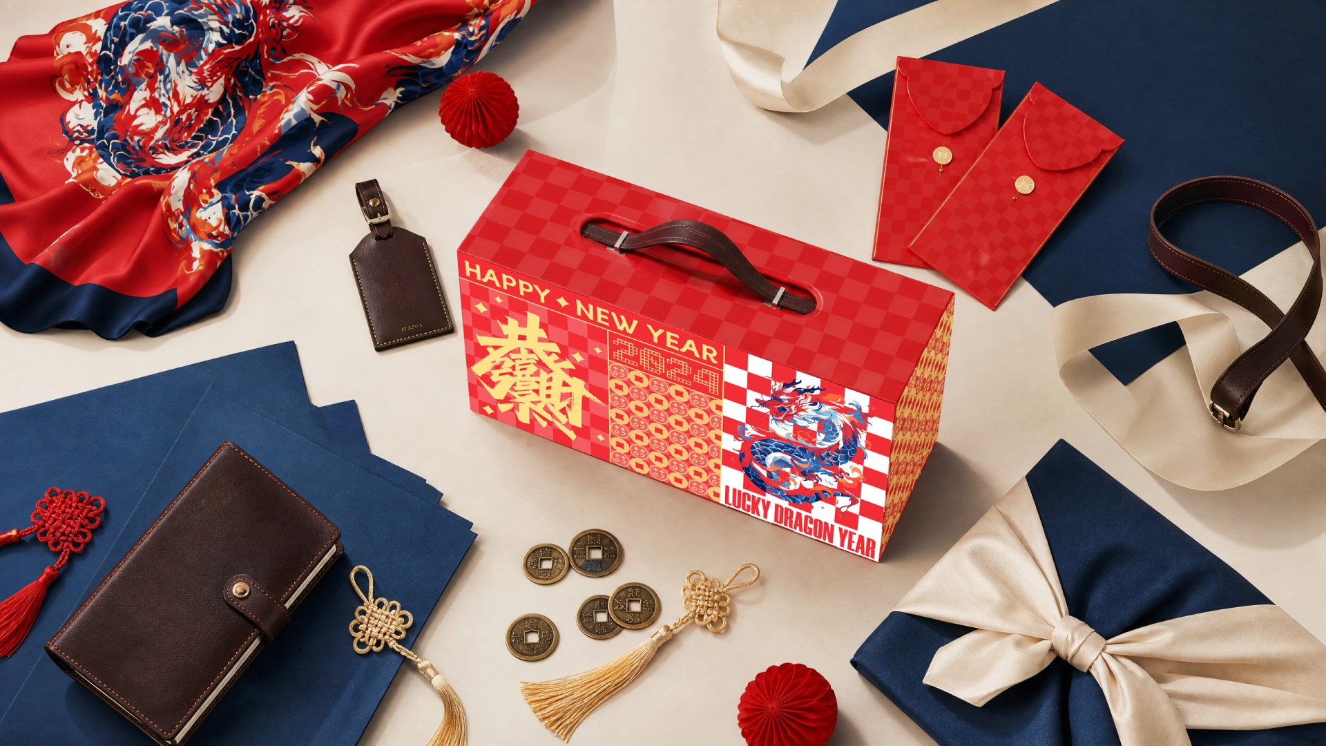 A portable New Year still life