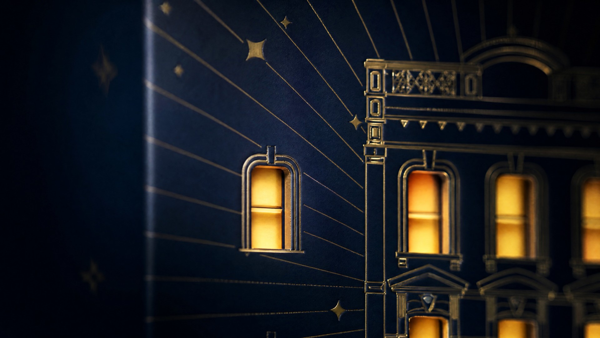 A luminous palace scene makes the abstract promise of arrival tangible