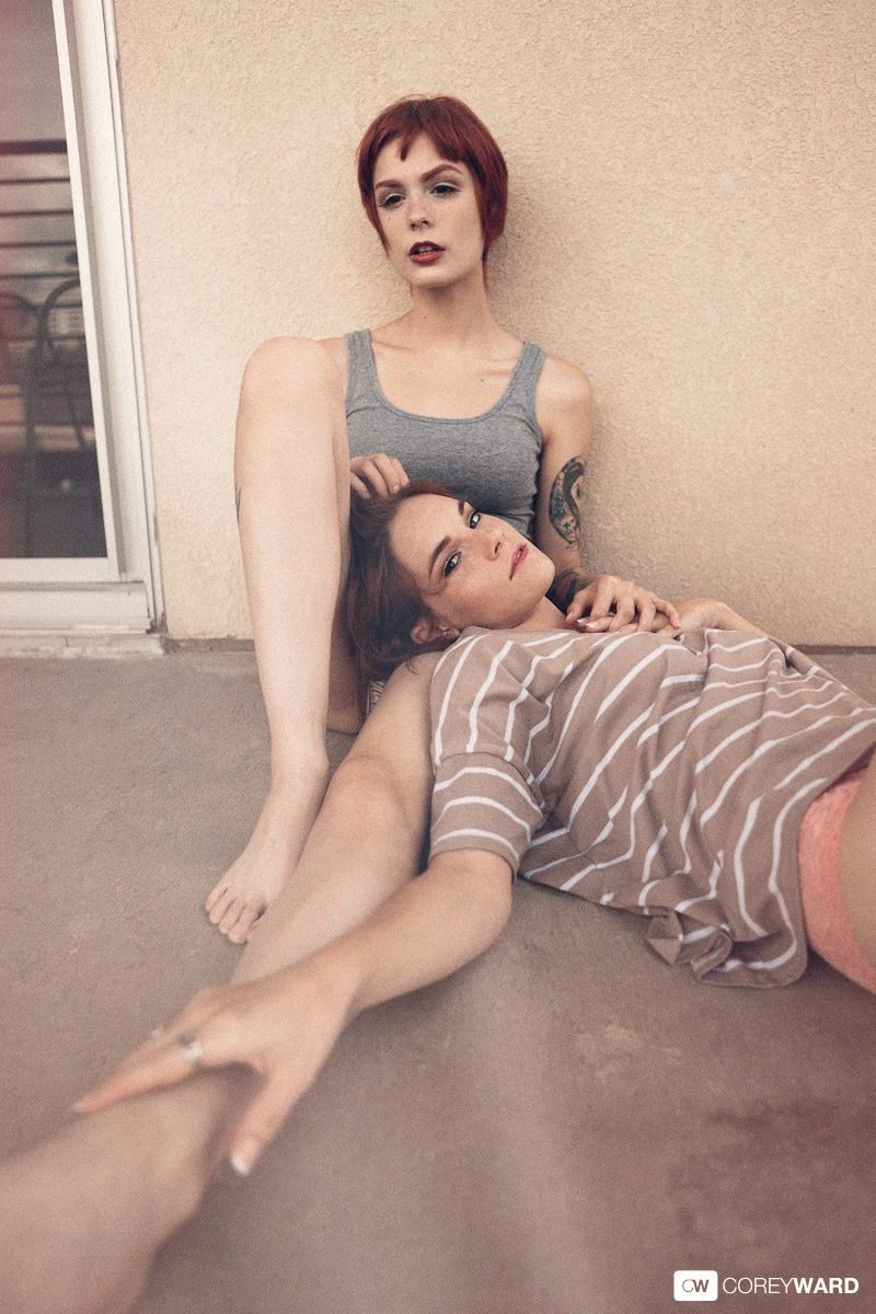 Photo of Echo Nittolitto + Annie Paige by Corey Ward
