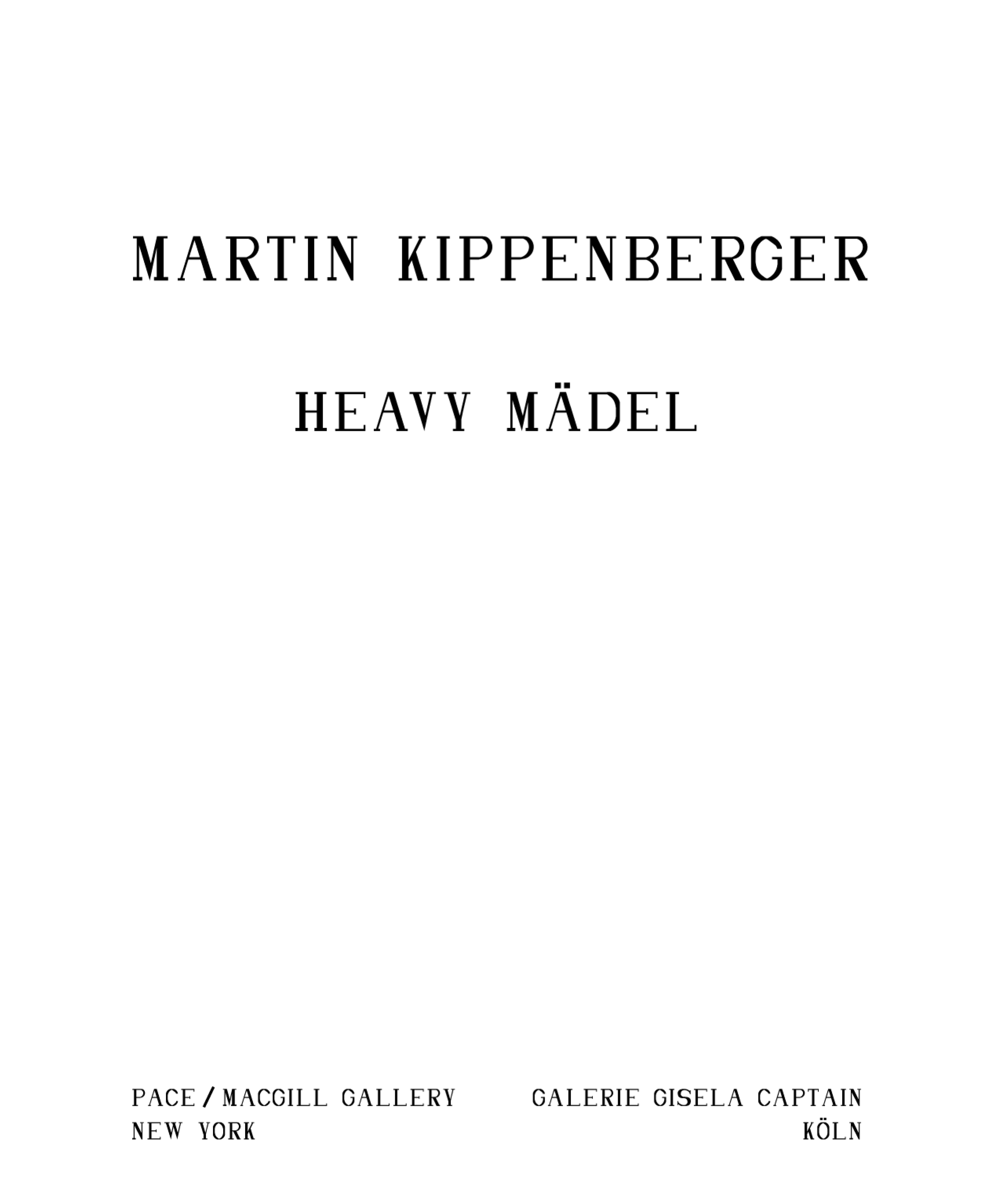 Martin Kippenberger Bootleg