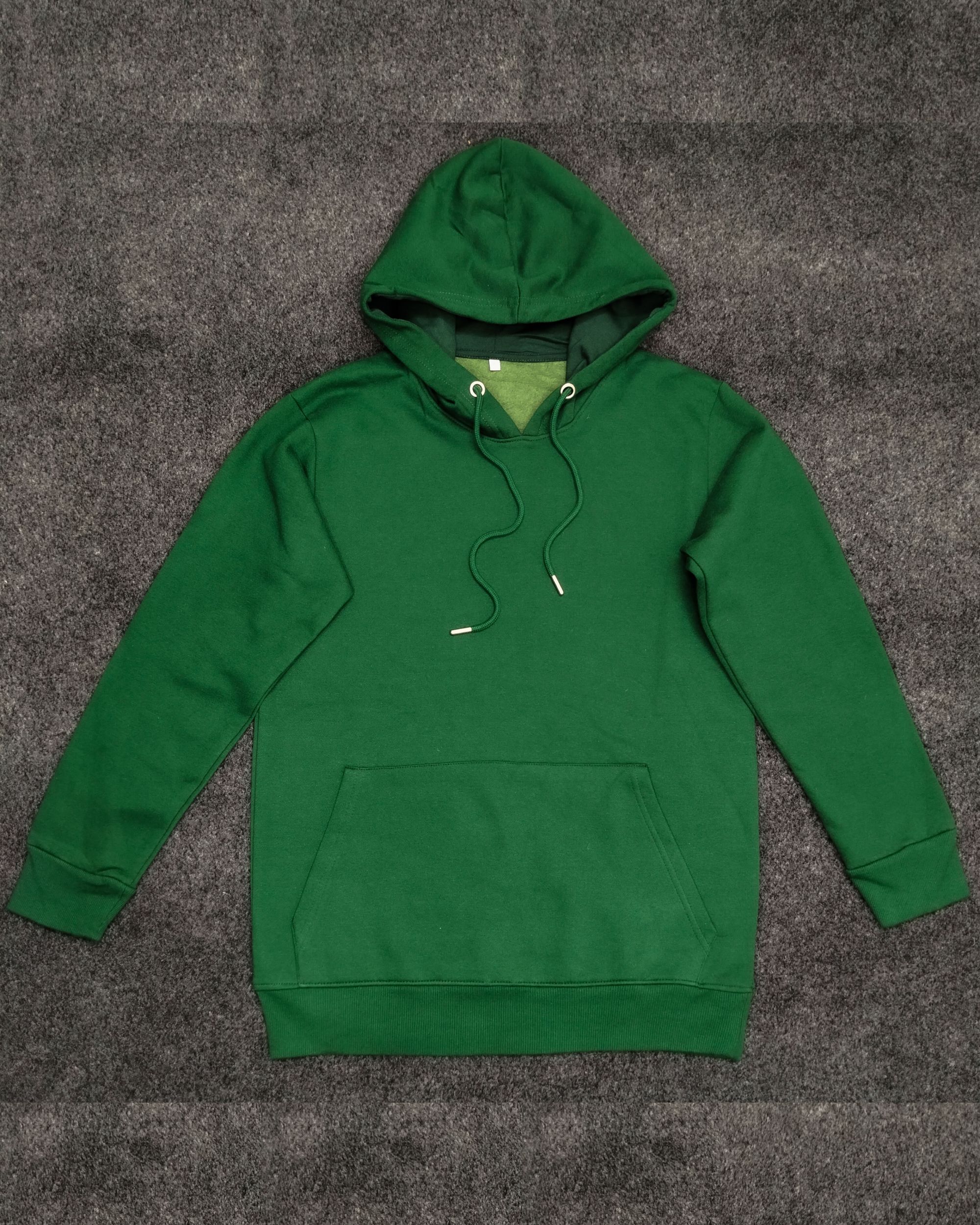 Bottle Green Slim Fit Hoodie