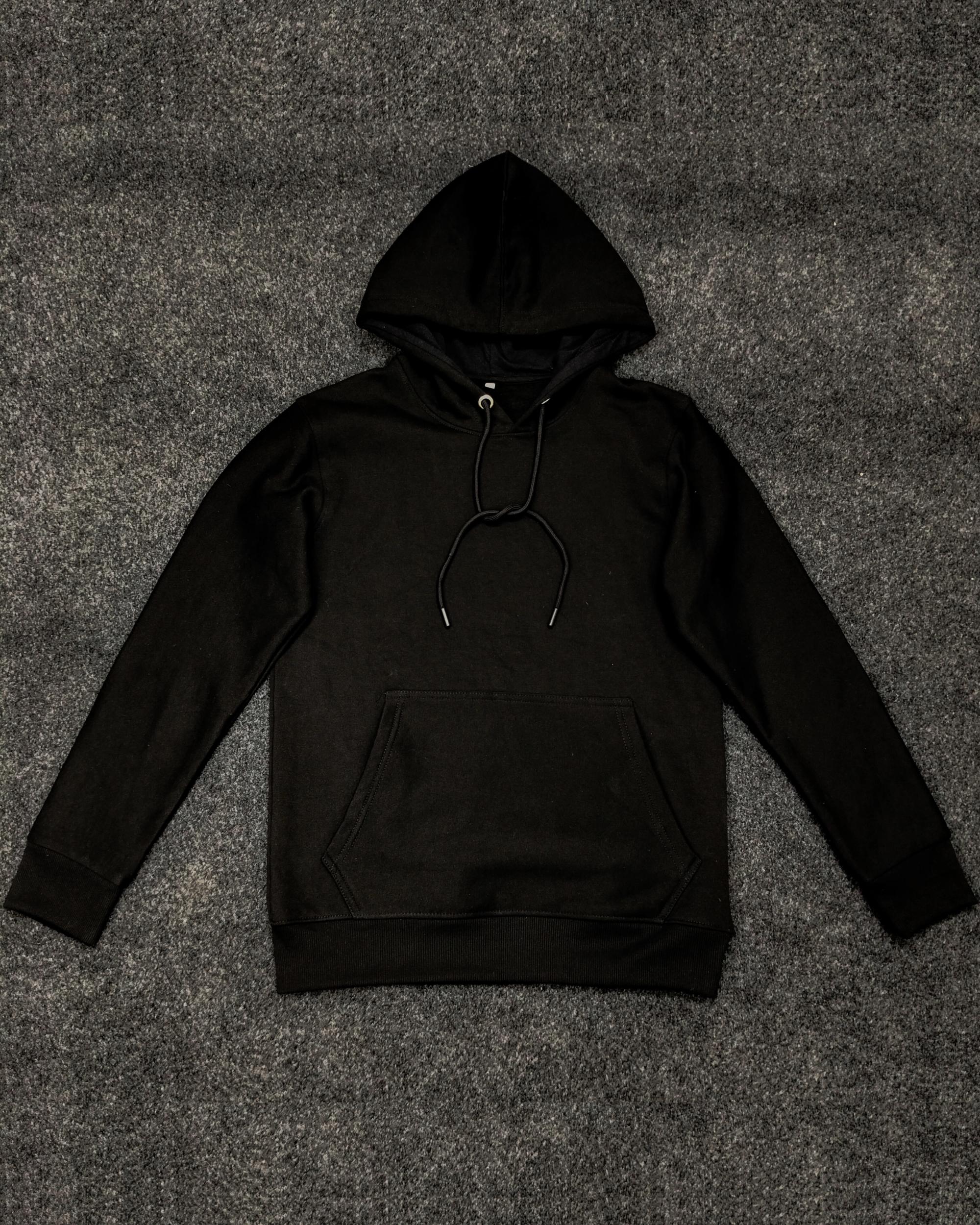 Black Slim Fit Hoodie