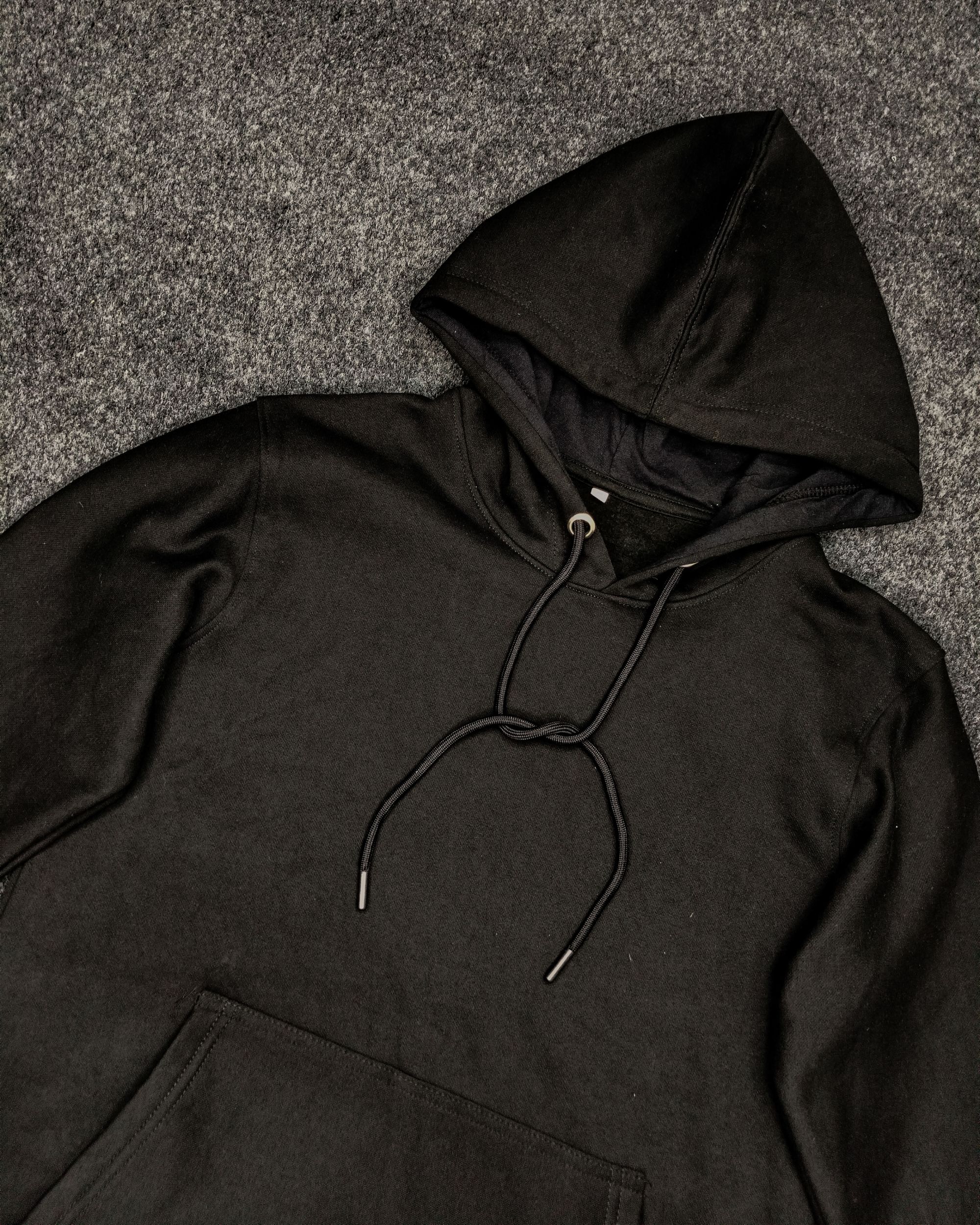 Black Slim Fit Hoodie