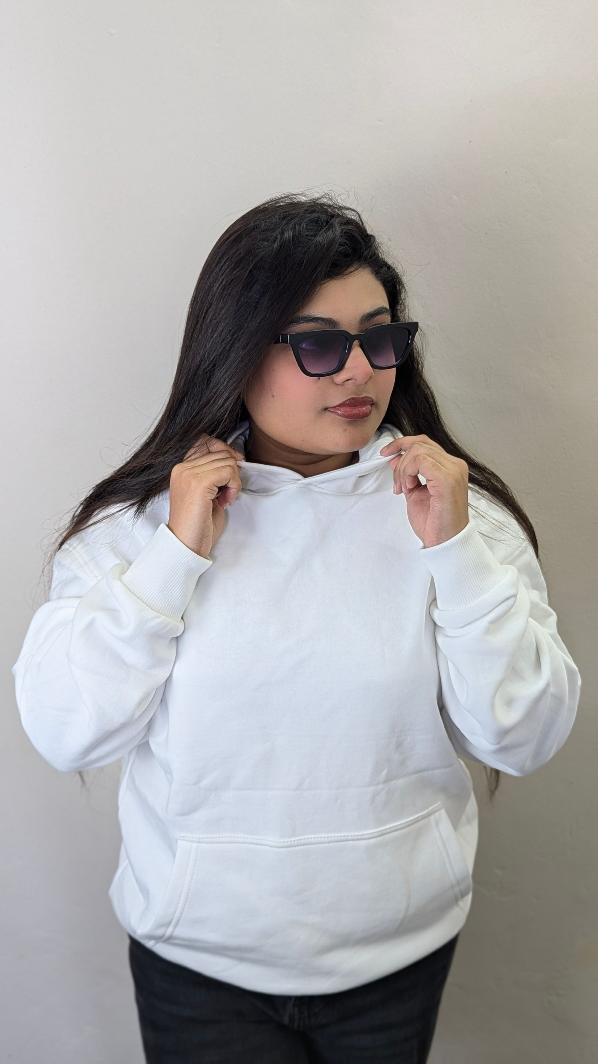 Premium White Oversize Hoodie