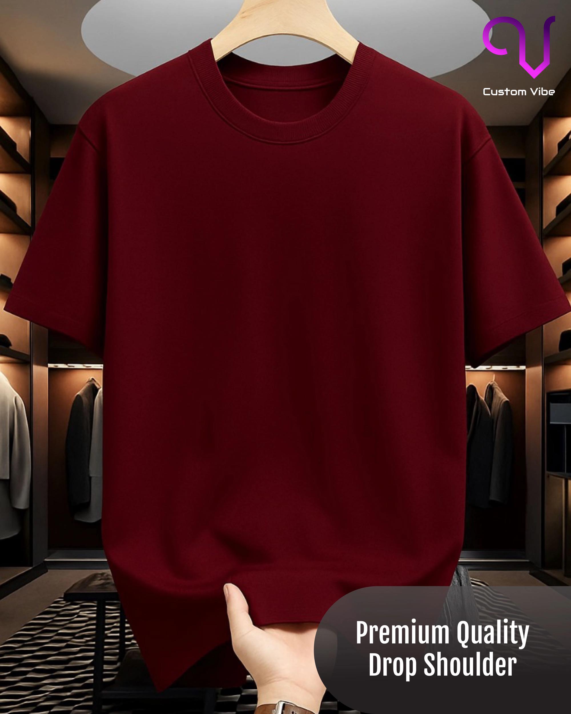 Maroon Oversize Tee