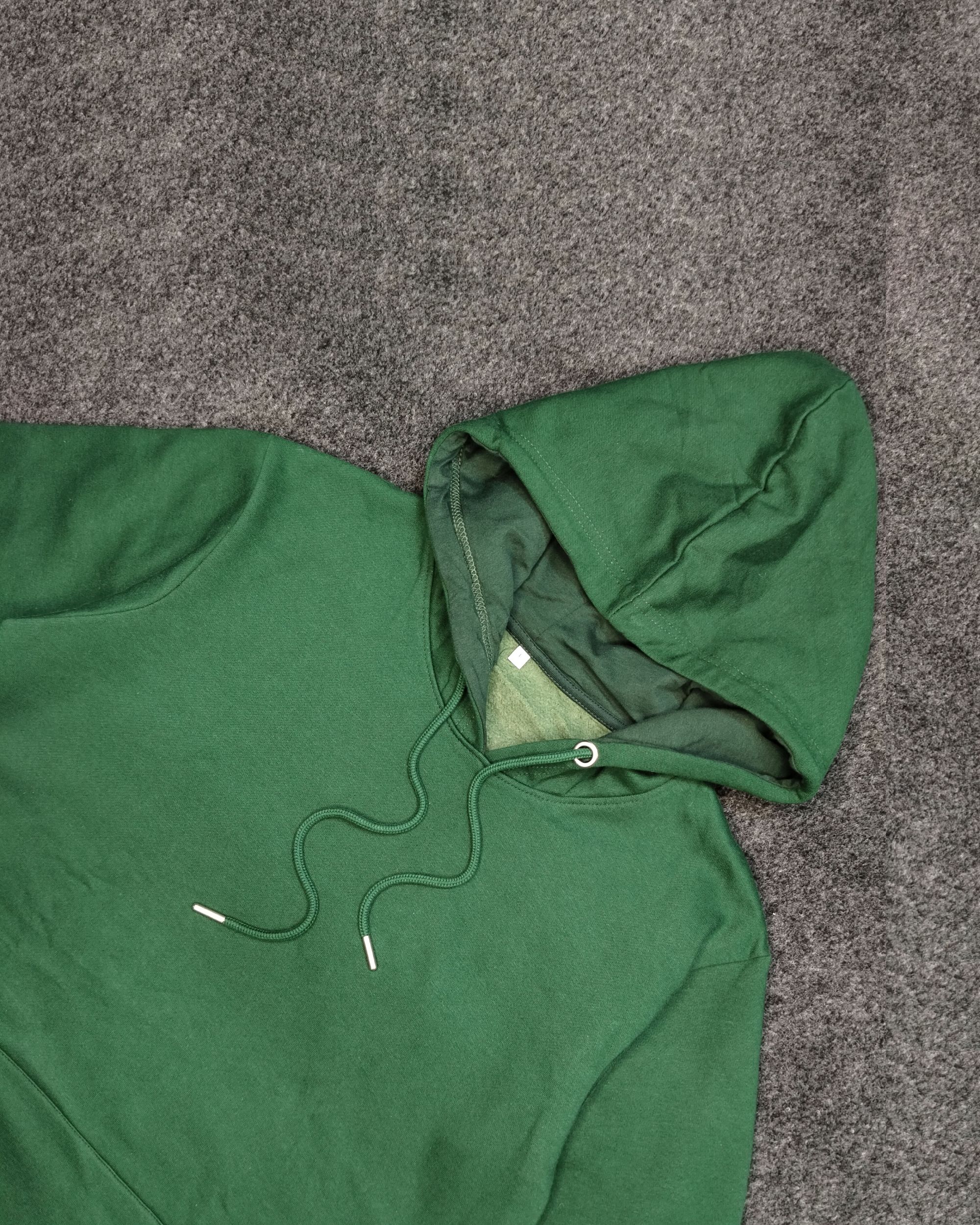 Bottle Green Slim Fit Hoodie