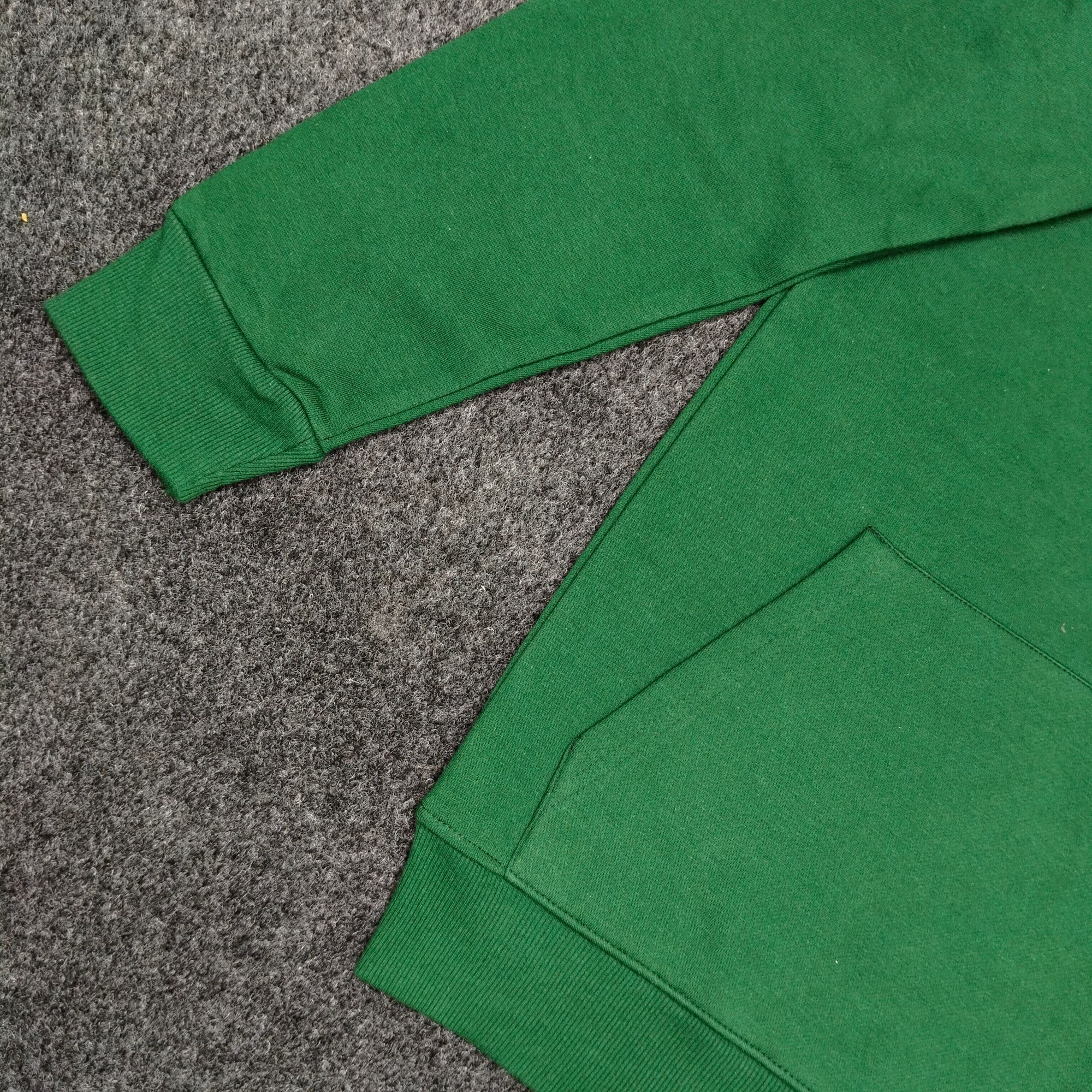 Bottle Green Slim Fit Hoodie view 3