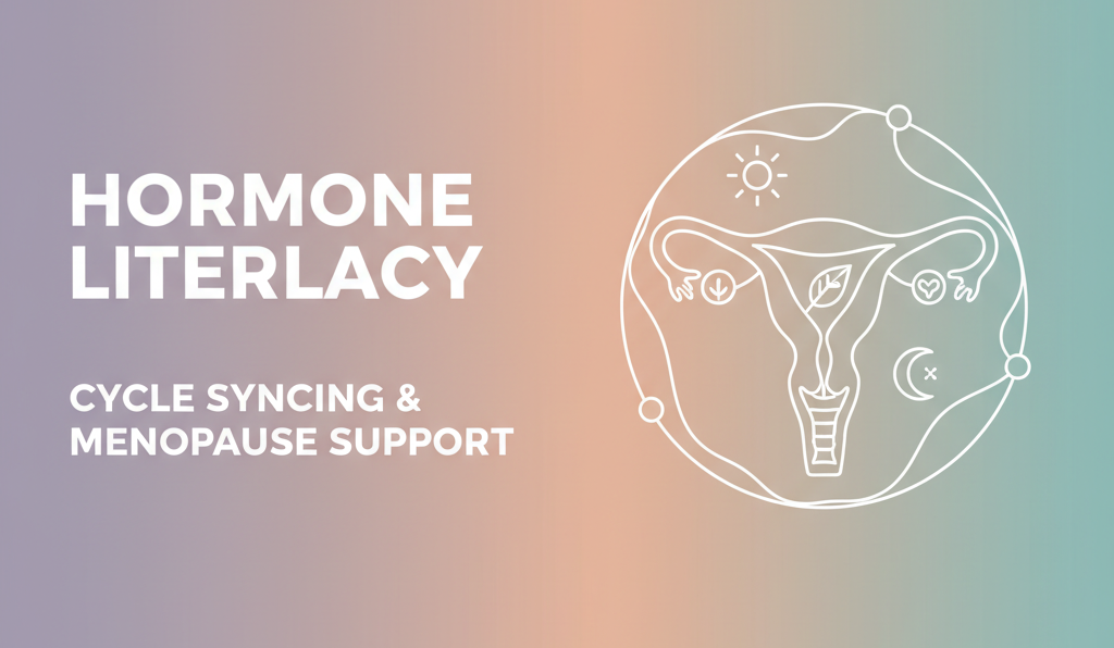Hormone Literacy: Master Cycle Syncing and Menopause Support for Better Wellness