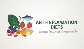 Anti-Inflammation Diets: Proven Patterns for Reducing Chronic Inflammation and Enhancing Longevity
