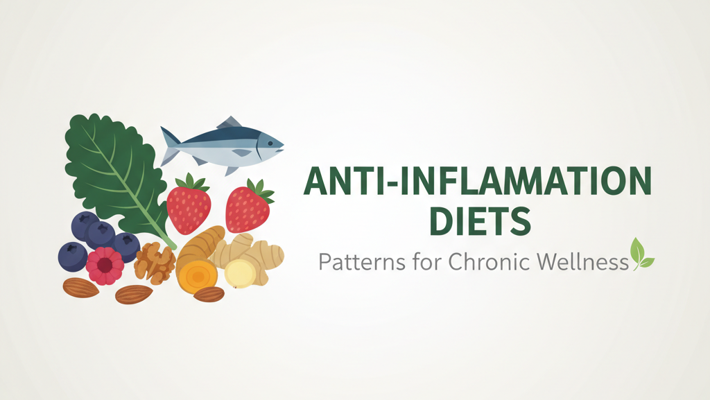 Anti-Inflammation Diets: Proven Patterns for Reducing Chronic Inflammation and Enhancing Longevity