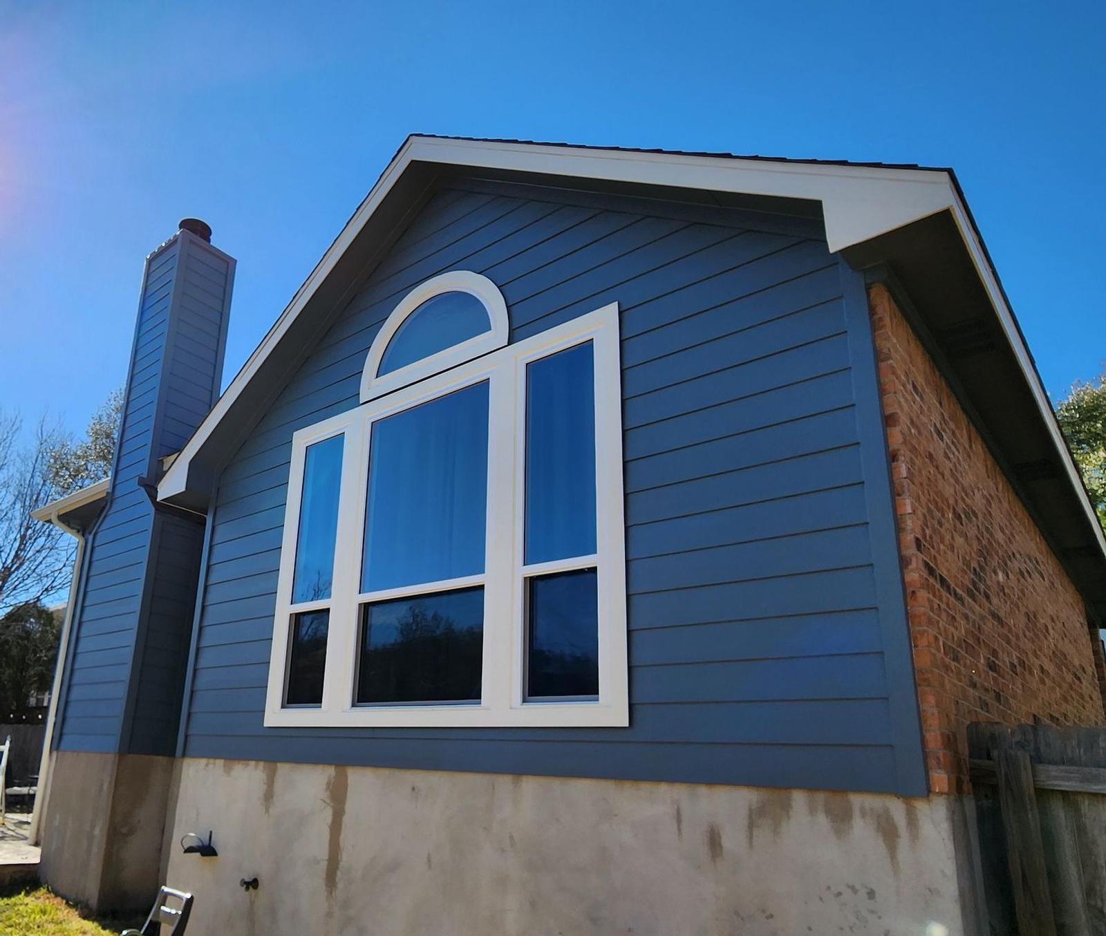 James Hardie Siding & Windows in Pflugerville — completed project by Austin Pro