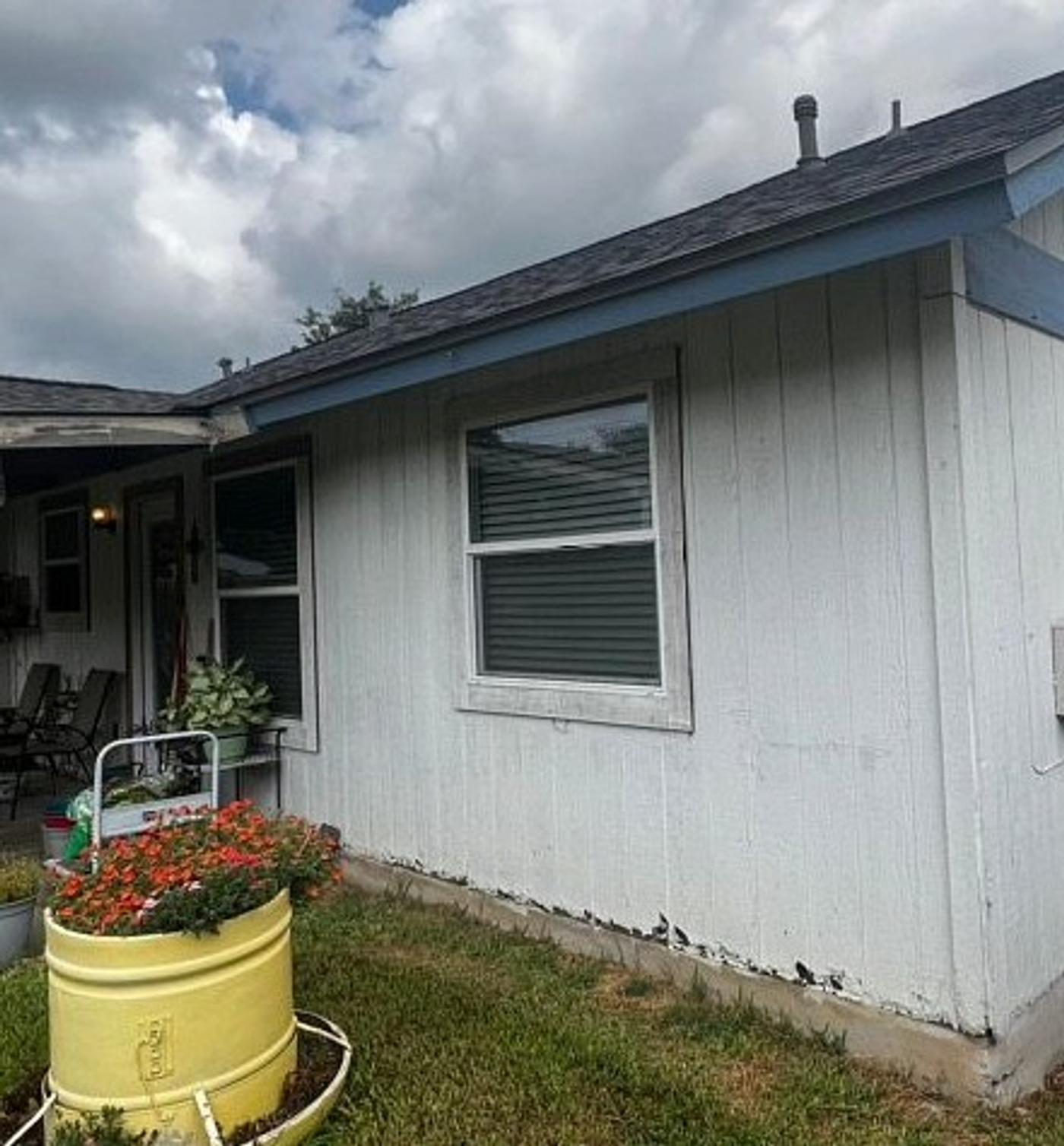 Before: Siding in South Creek, Round Rock, TX