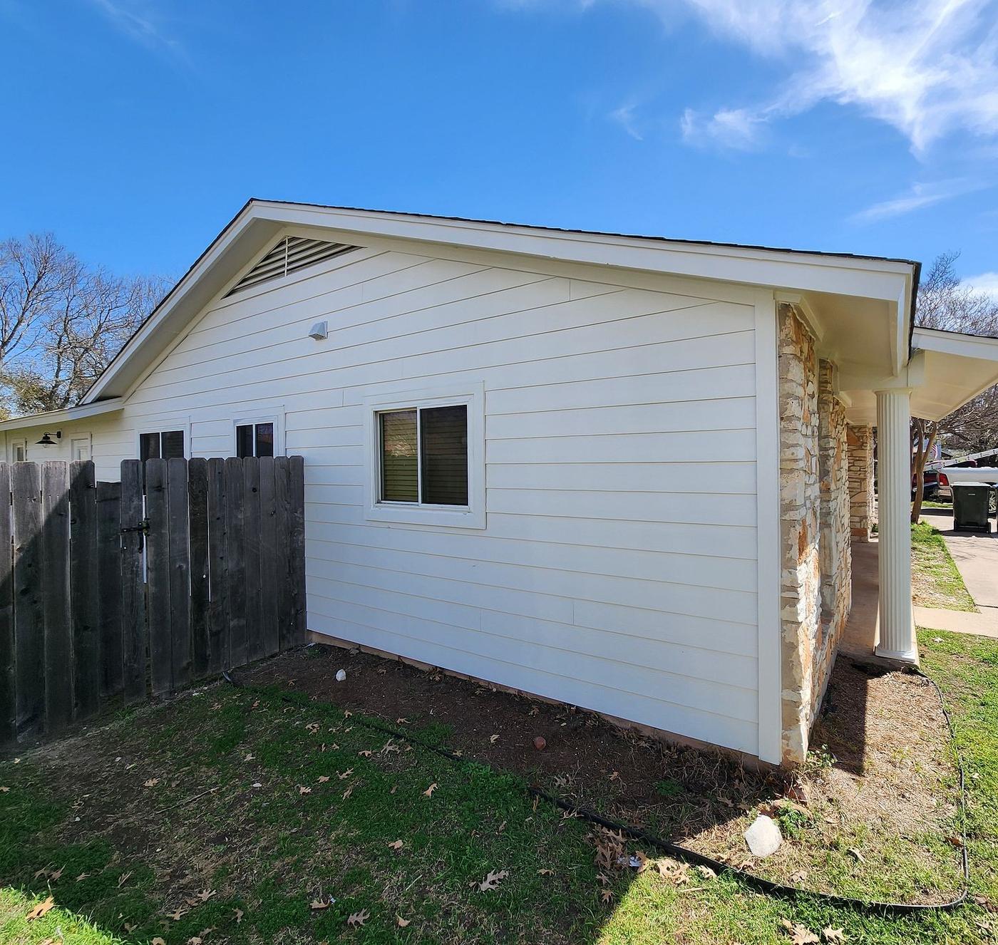 After: James Hardie siding & exterior painting completed in Village At Anderson Mill, Austin