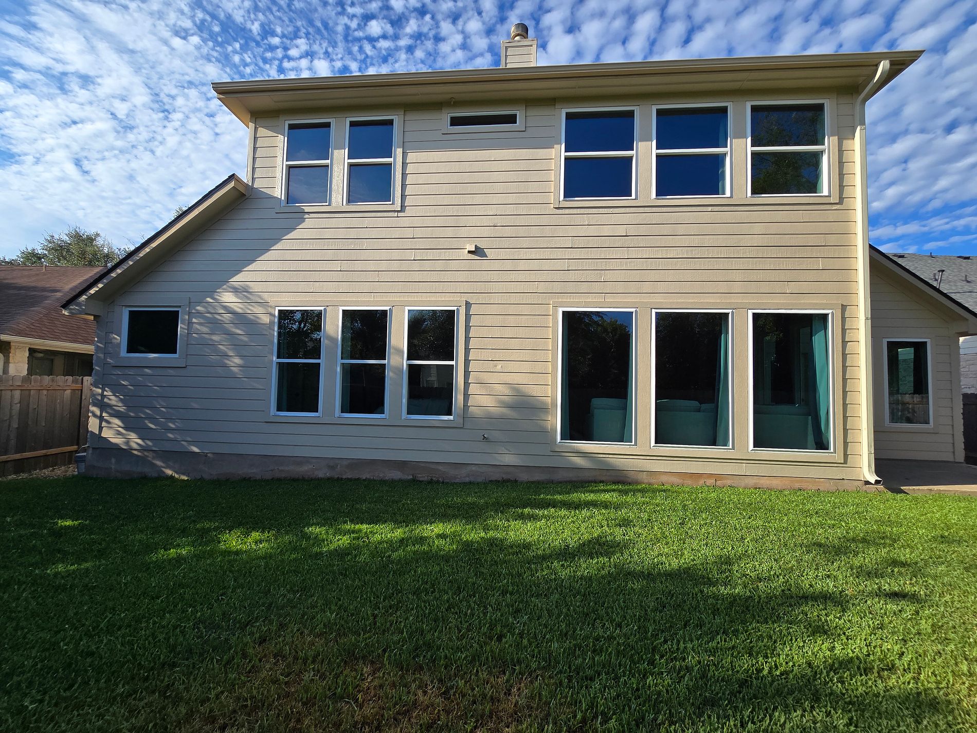 Windows at a home in Anderson Mill West, Cedar Park, TX, by Austin Pro