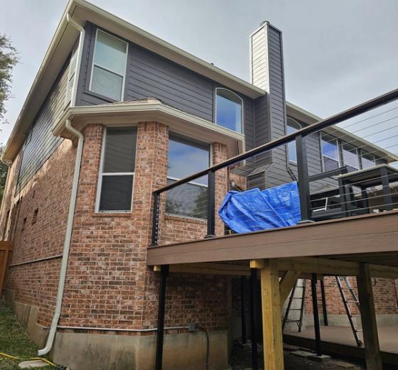 Siding project in West Oak Hill, Austin, TX