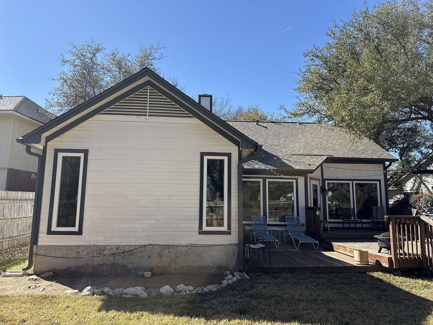 Before: Siding in Timbergrove, Cedar Park, TX
