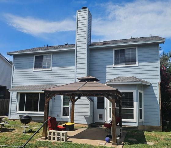 Siding project in West Oak Hill, Austin, TX