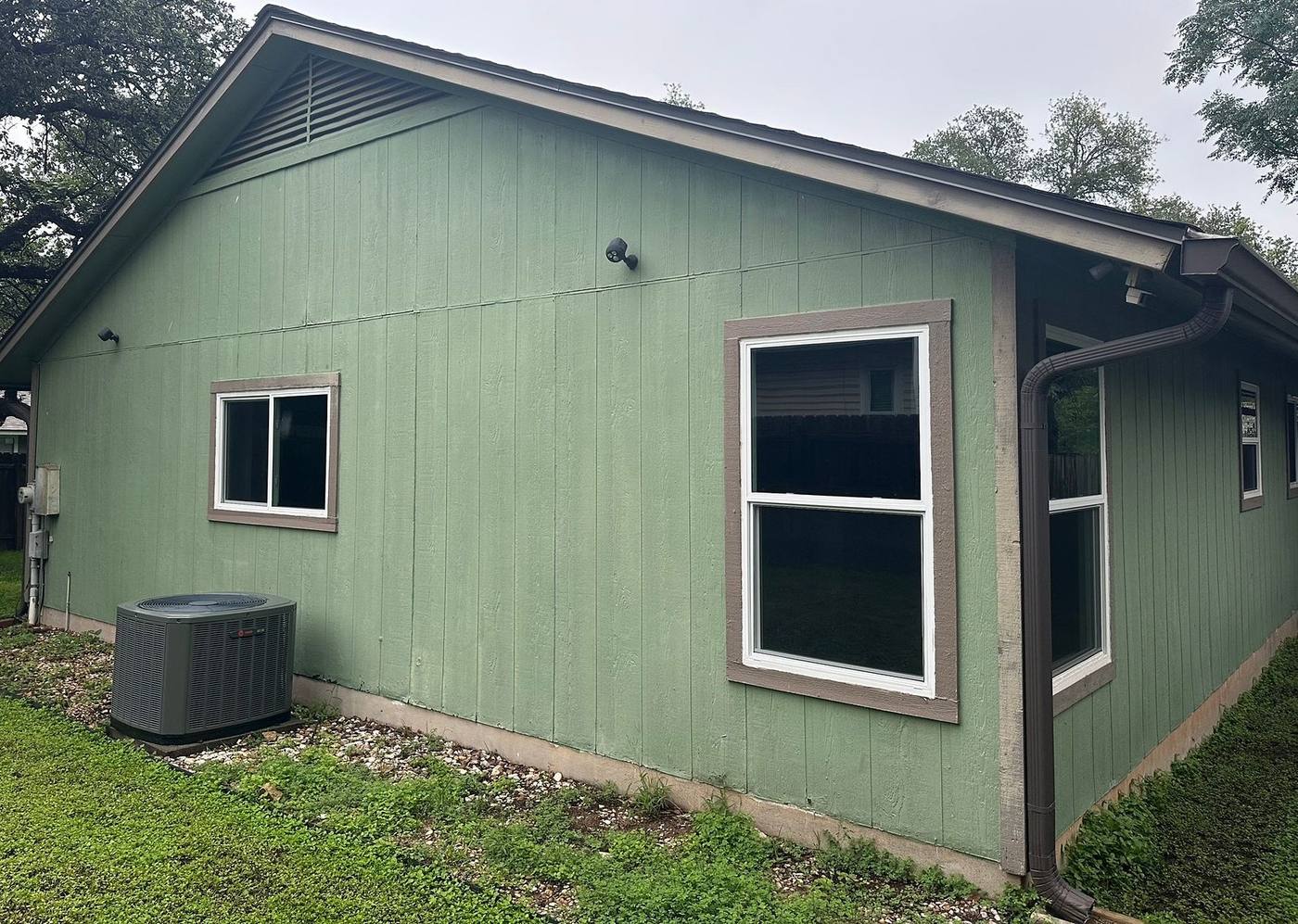Before: Siding in Milwood, Austin, TX