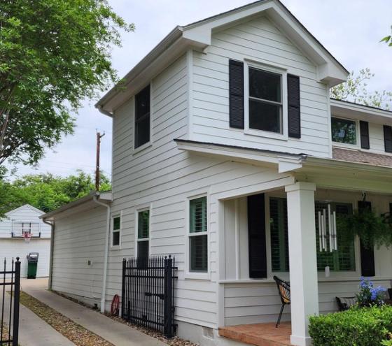 Siding project in Old West Austin, Austin, TX