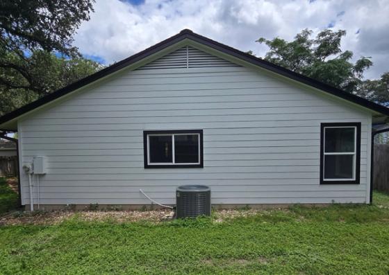 Siding project in Milwood, Austin, TX