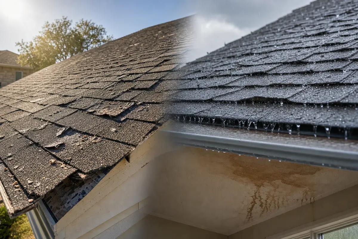 Why Austin Homes Are Getting “Surprise” Roof Leaks After the First Big Rain Following a Heat Wave