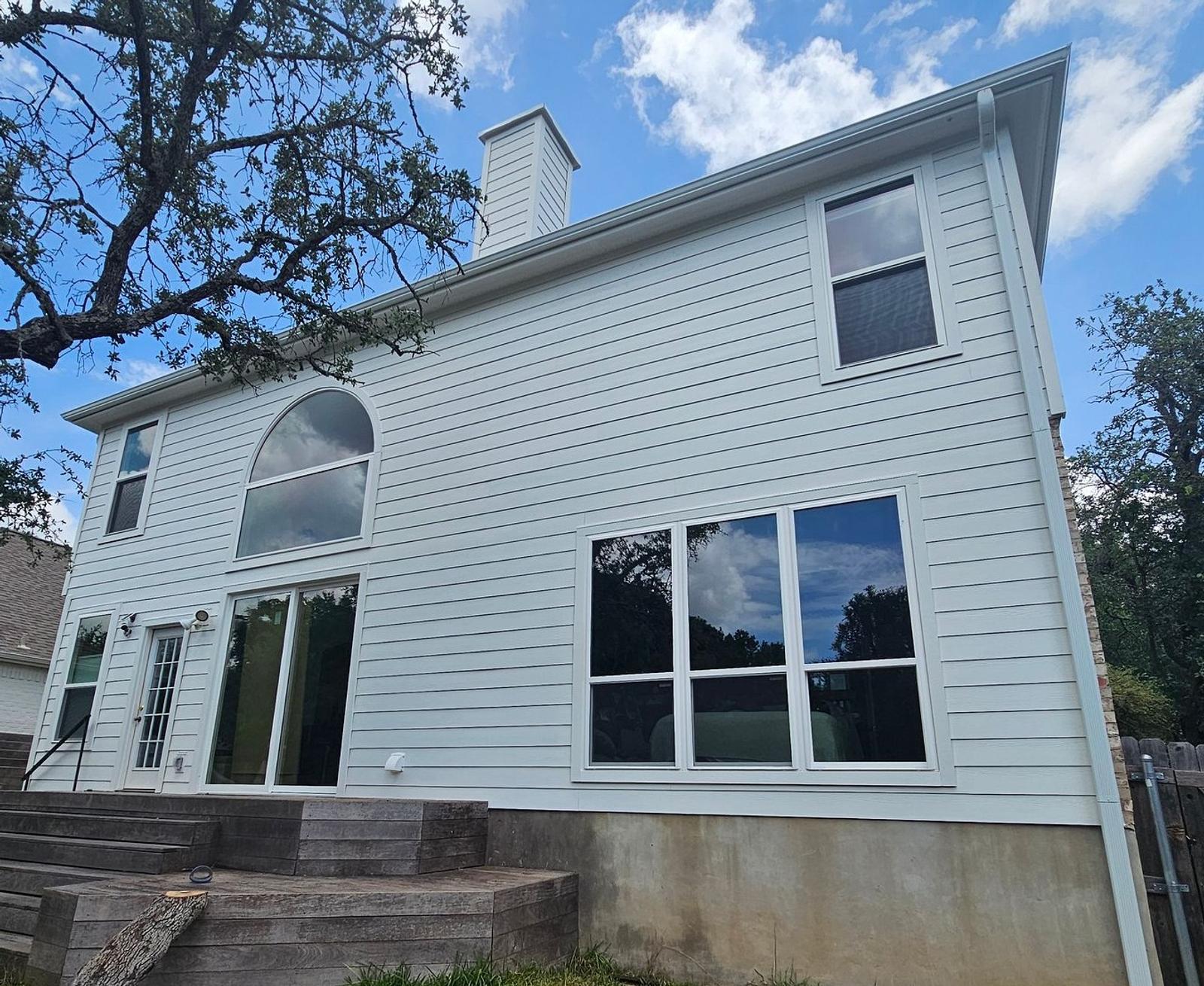 James Hardie Siding & Windows in Travis Country, Austin — completed project by Austin Pro