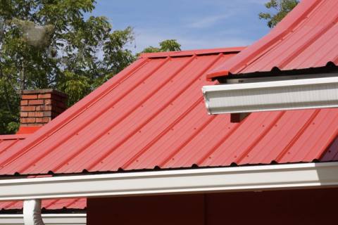 A house finished in Screw Down Metal Roof