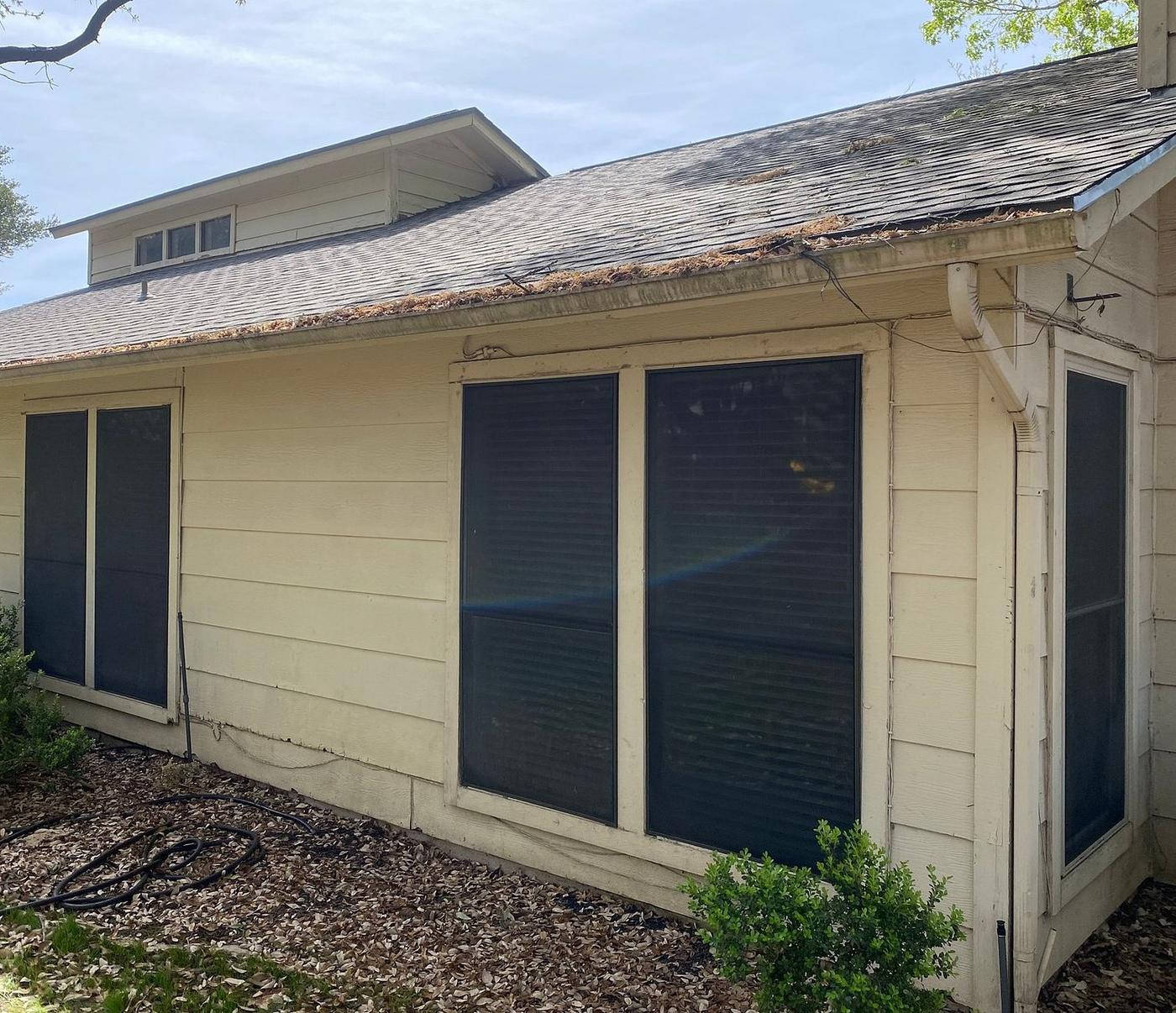 Before: Siding in Great Hills, Austin, TX