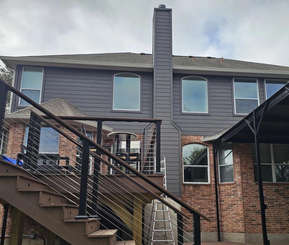 James Hardie 8.25 Select Cedar Mill detail — West Oak Hill, Austin